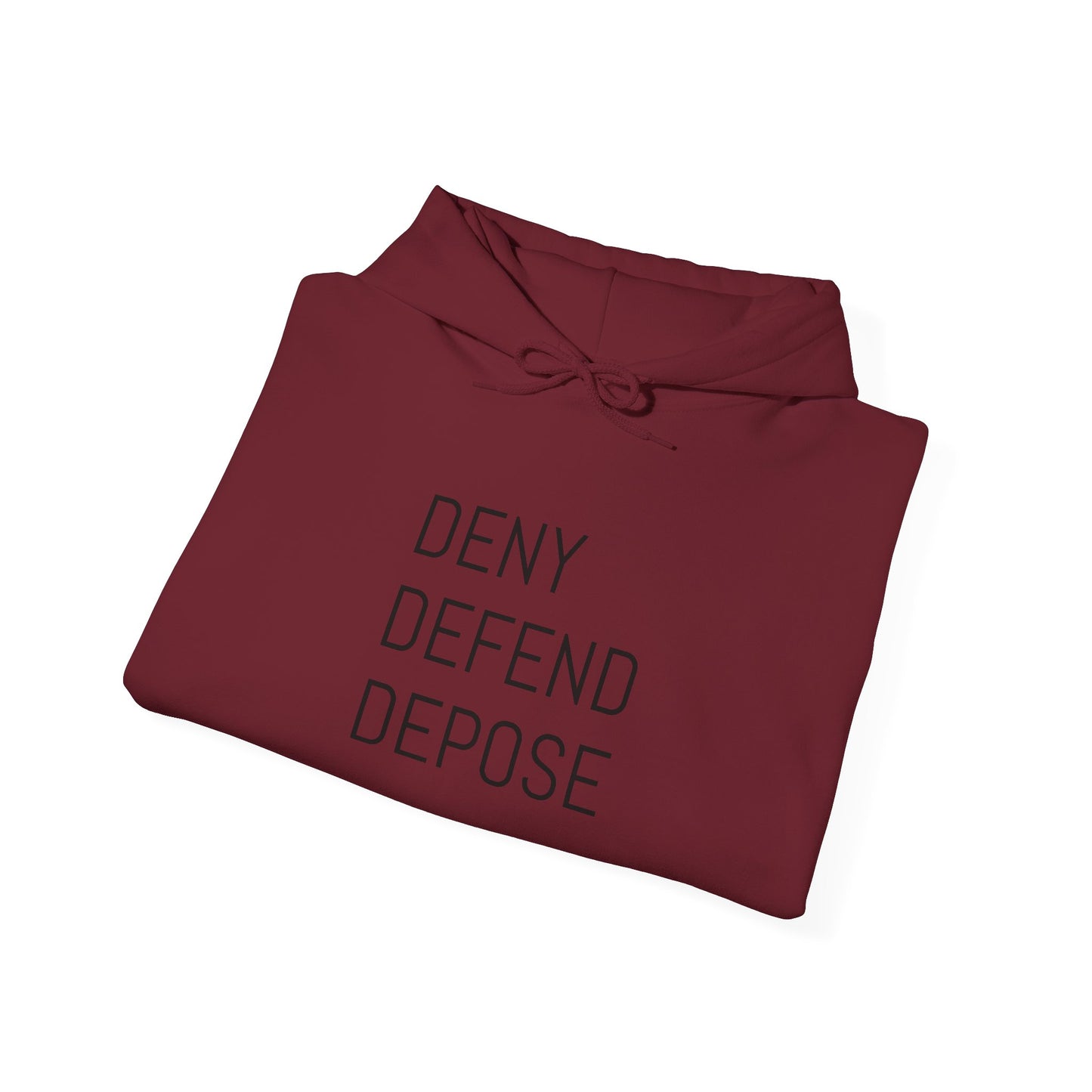 Deny Defend Depose Unisex Heavy Blend™ Hooded Sweatshirt - Cozy Statement Hoodie for Activists