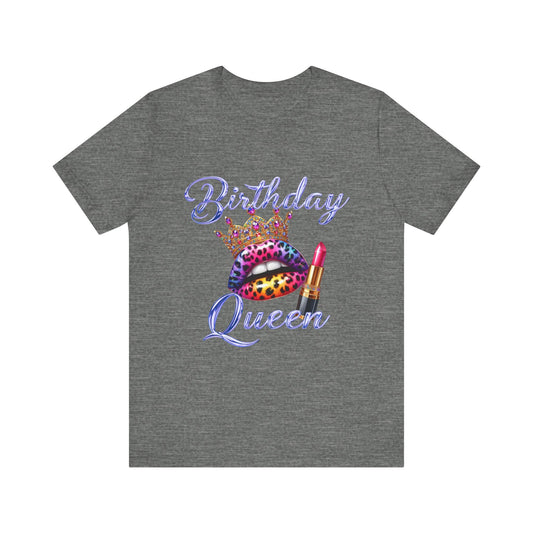 Birthday Queen Tee - Fun Unisex Jersey T-Shirt for Celebrations