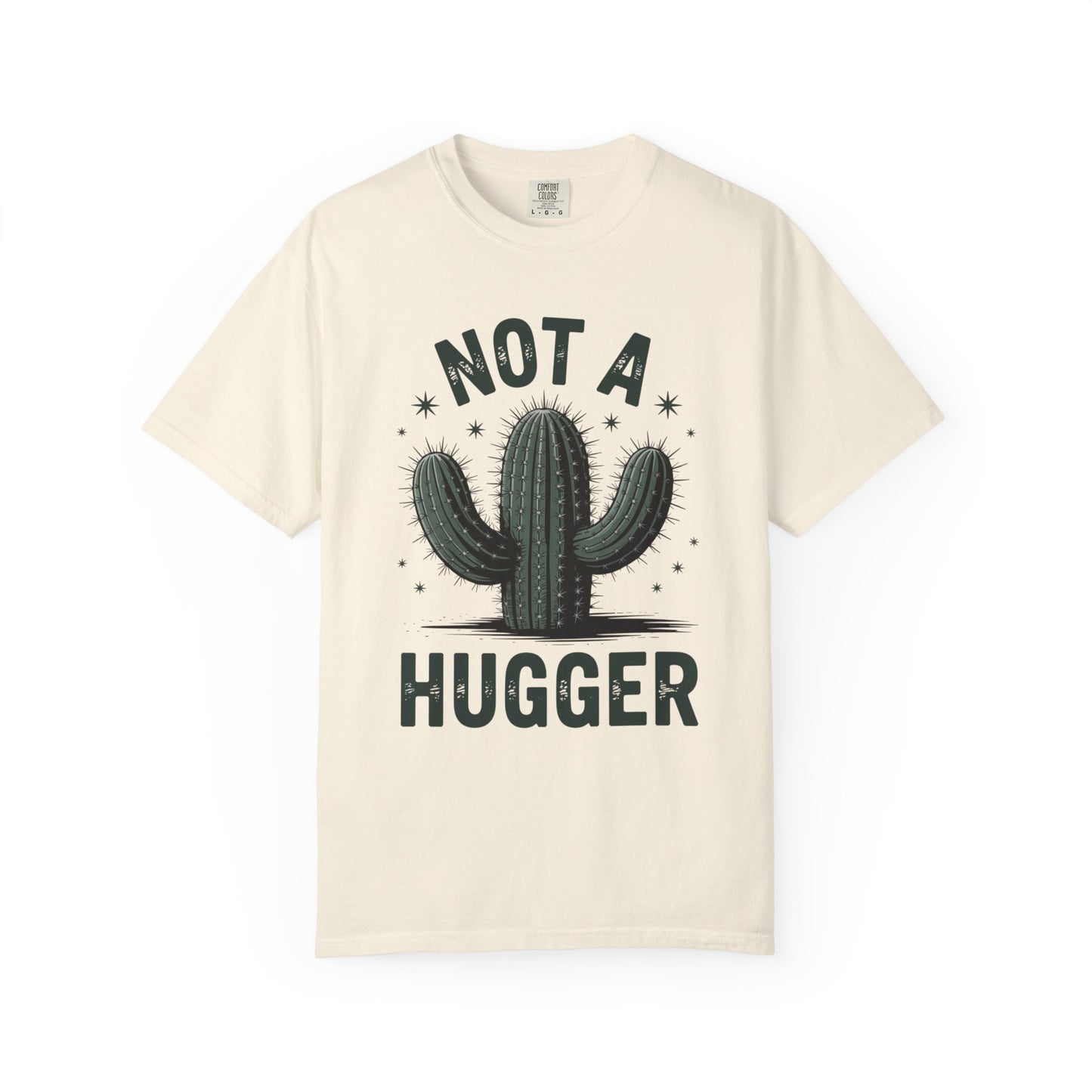 Not a Hugger Cactus Shirt – Funny Introvert Graphic Tee, Sarcastic Desert Plant Design, Anti-Social Gift Idea