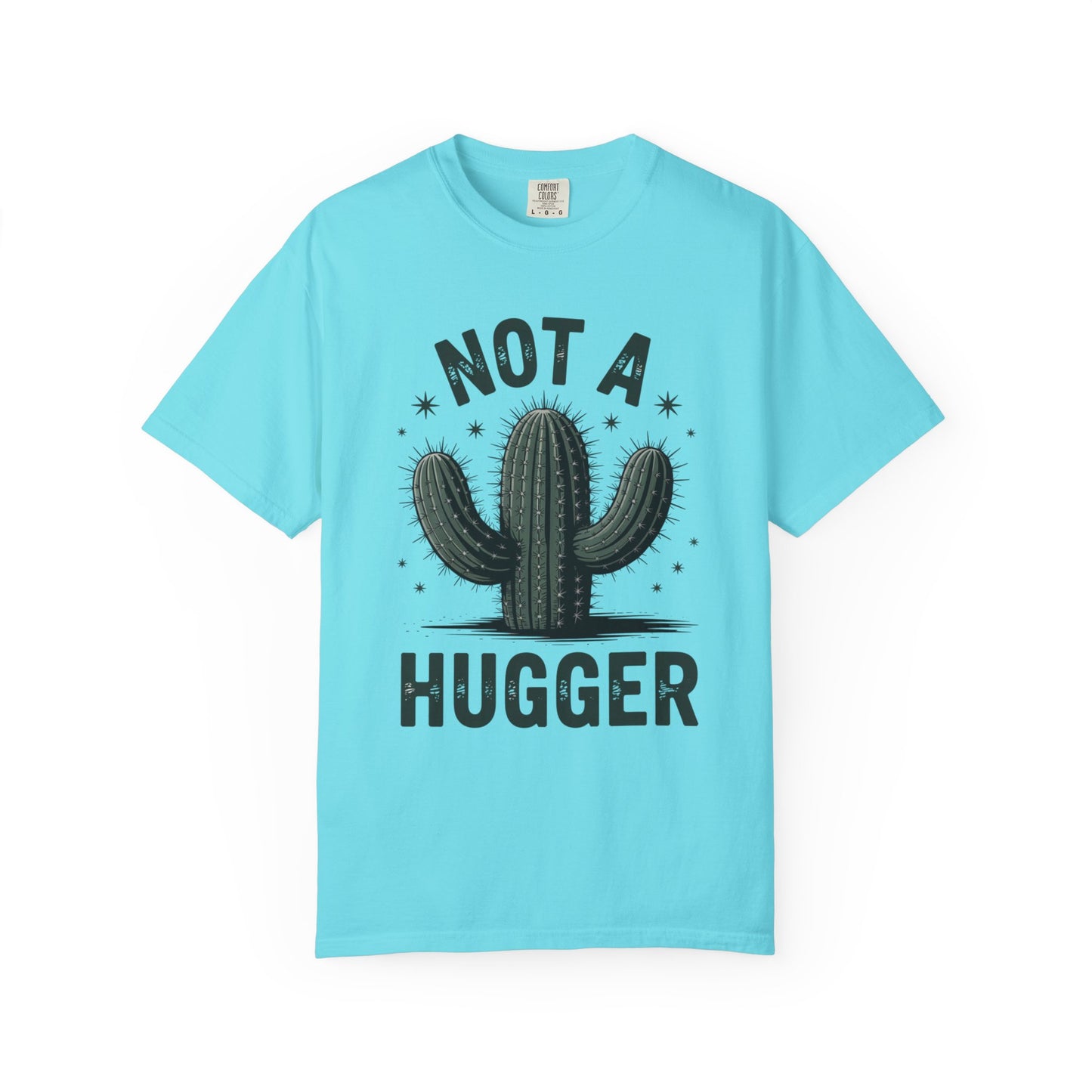 Not a Hugger Cactus Shirt – Funny Introvert Graphic Tee, Sarcastic Desert Plant Design, Anti-Social Gift Idea