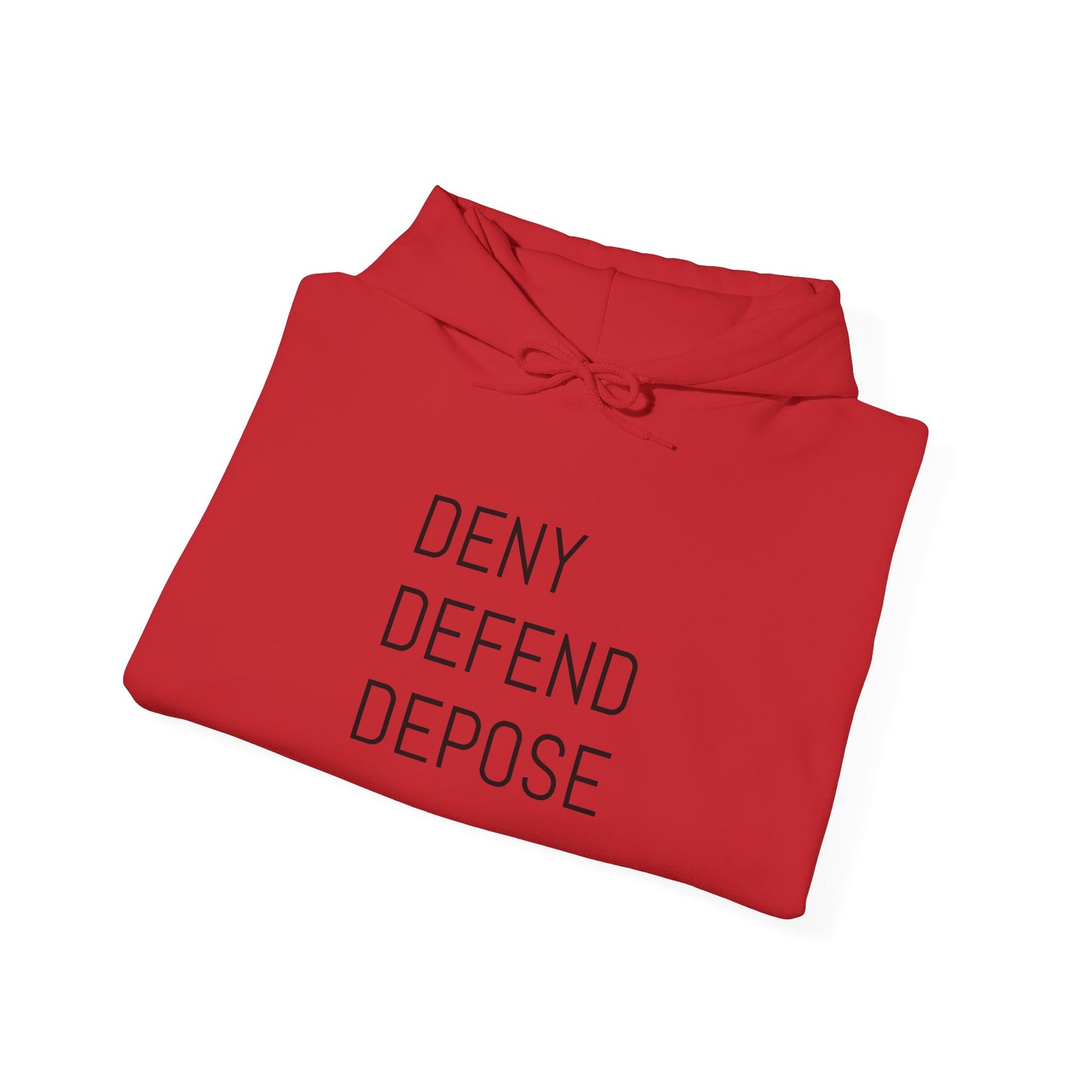 Deny Defend Depose Unisex Heavy Blend™ Hooded Sweatshirt - Cozy Statement Hoodie for Activists