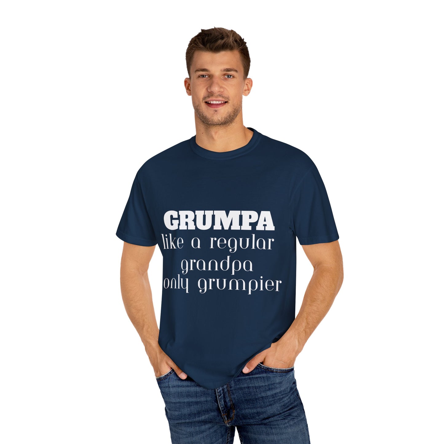 Grumper Grandpa Unisex Garment-Dyed T-Shirt - Funny Gift for Grandparents
