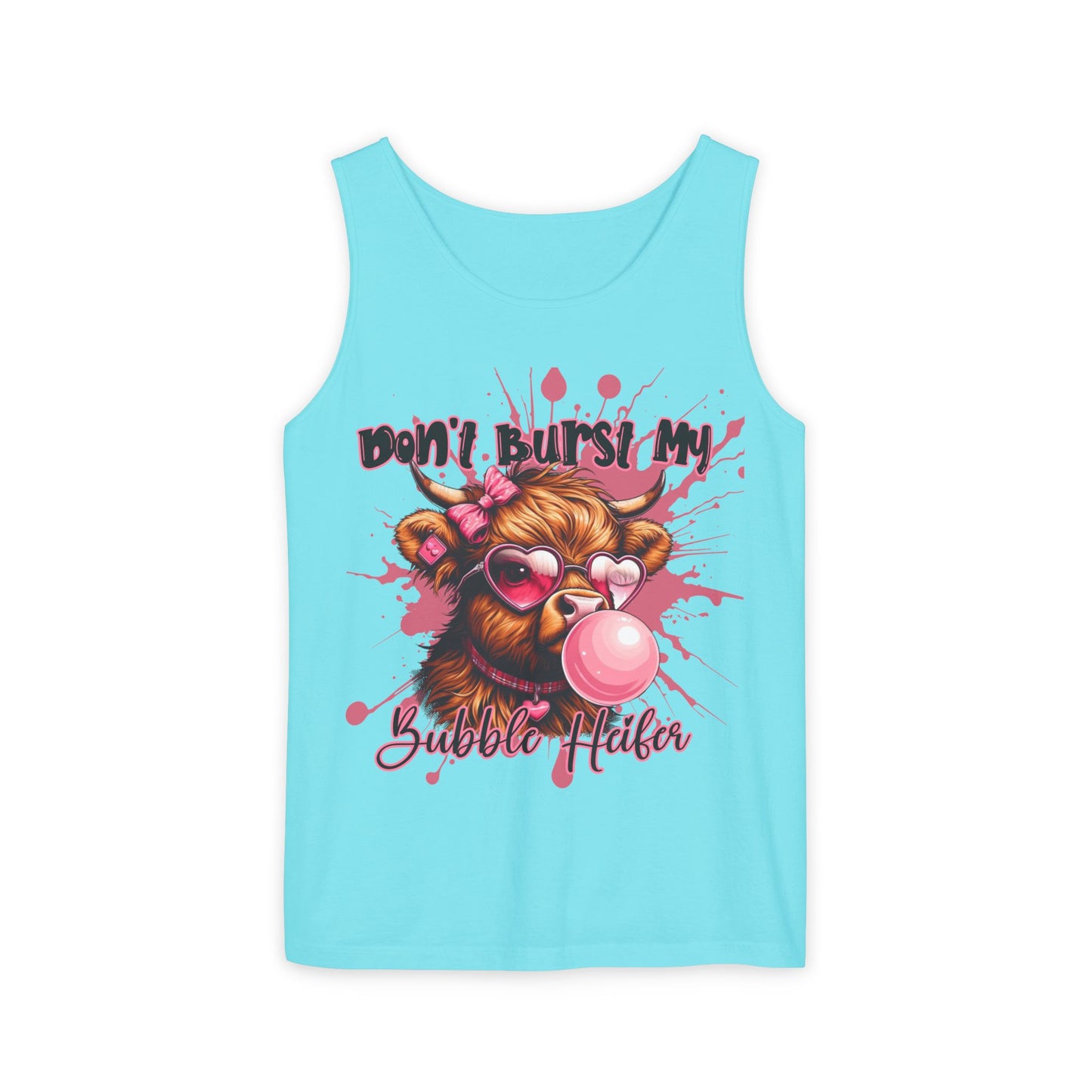 Funny Bubble Tea Tank Top - 'Don't Burst My Bubble'
