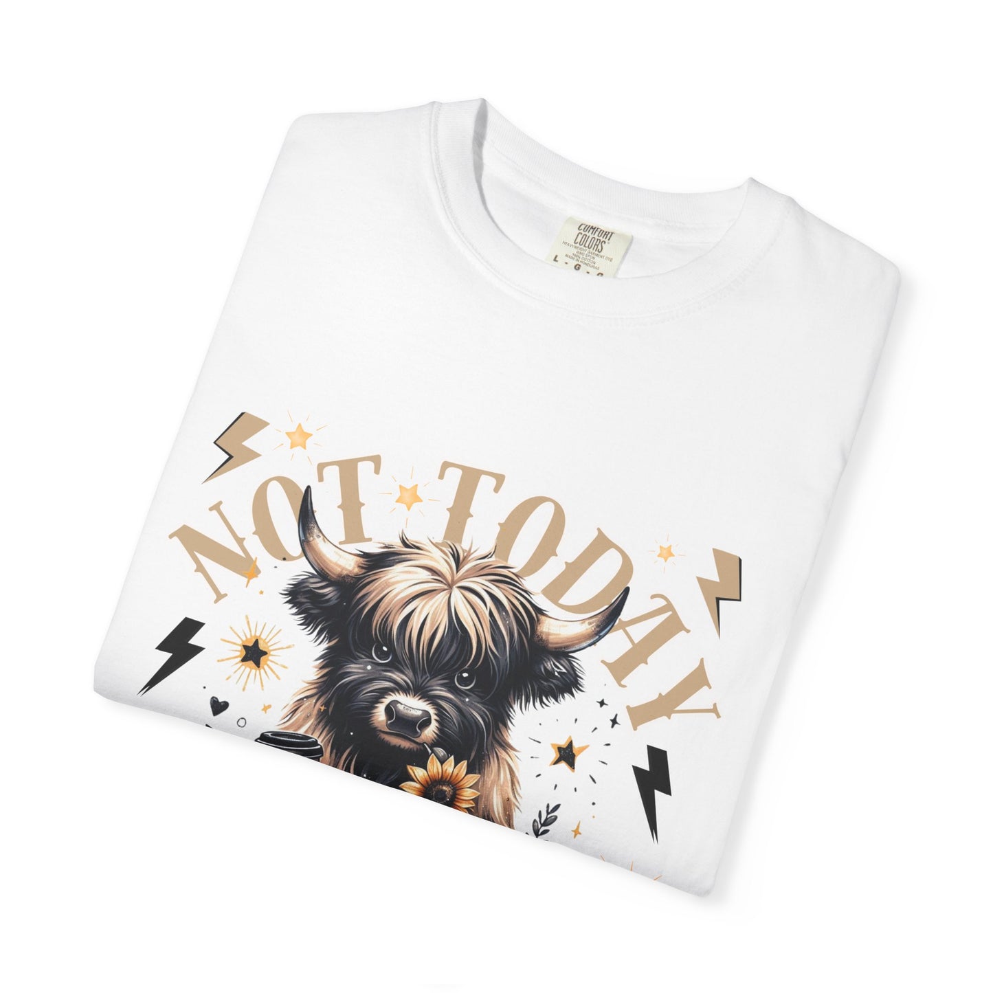 Funny 'Not Today Heifer' Unisex Comfort Colors T-Shirt - Comfortable & Stylish Cow Graphic Tee