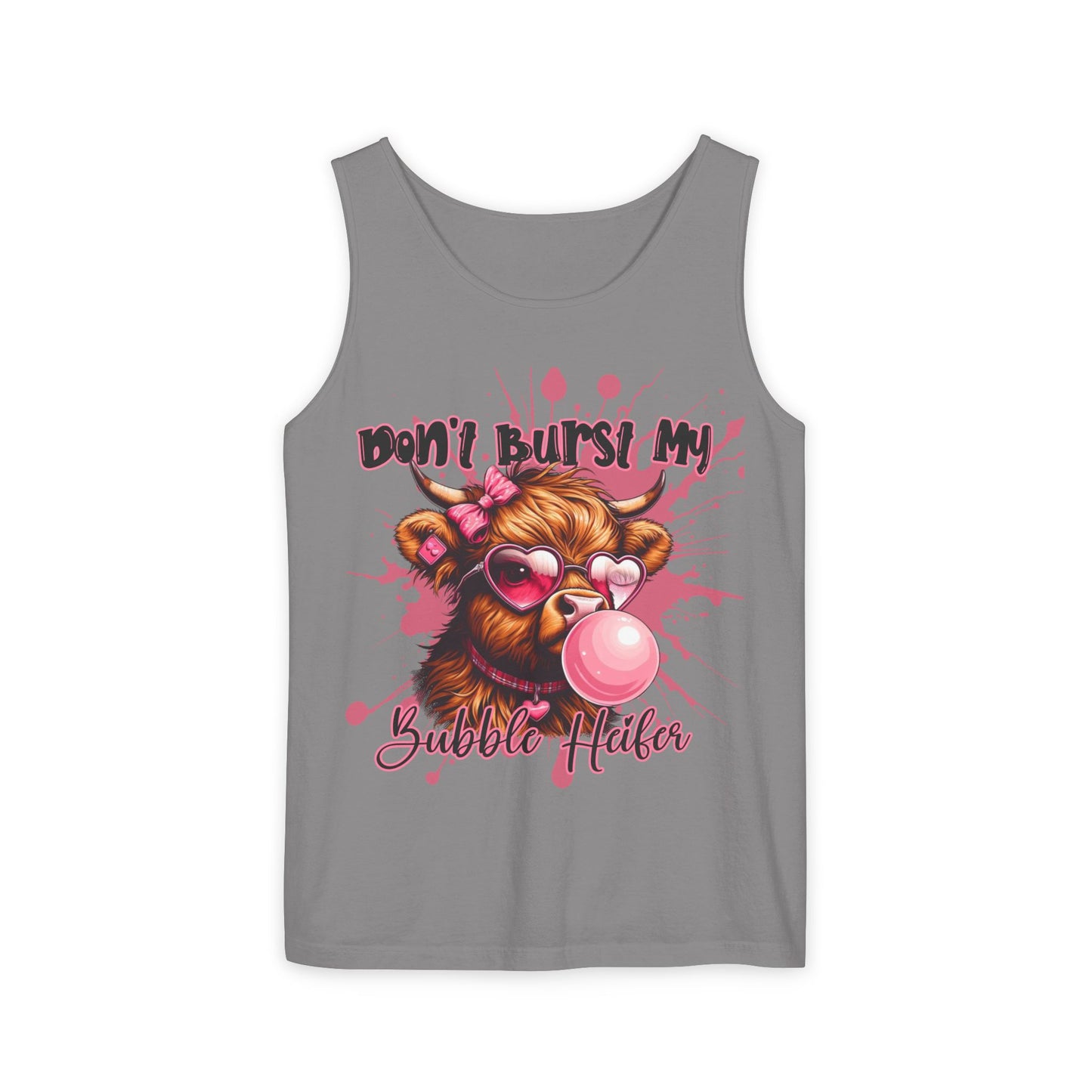 Funny Bubble Tea Tank Top - 'Don't Burst My Bubble'