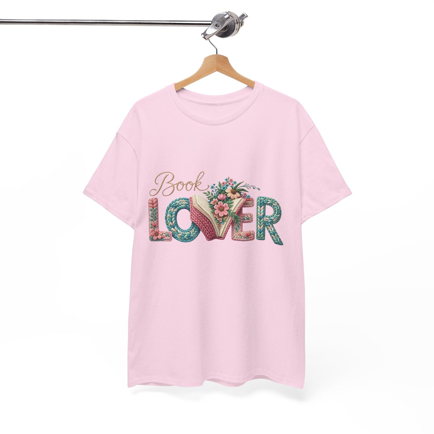 Book Lover T-Shirt — Floral 'Book Lover' Graphic Tee