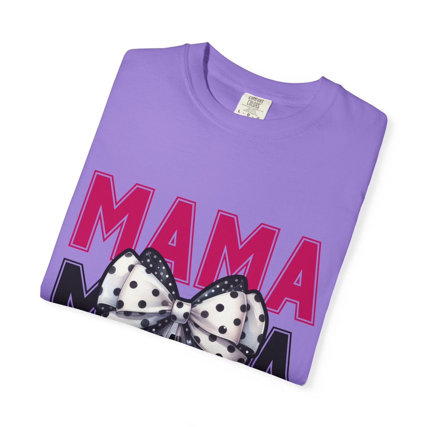 Mama Bow Comfort Colors Unisex T-Shirt - Gift for Moms | Stylish Garment-Dyed Tee