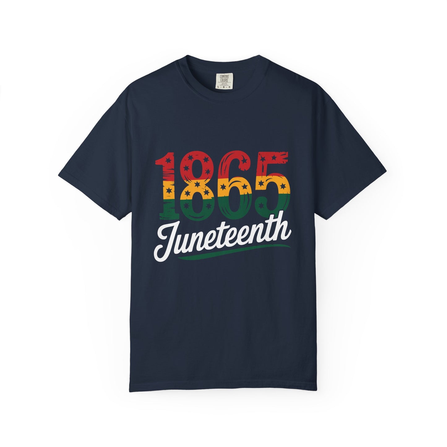 Juneteenth 1865 Shirt – Red Yellow Green Afro Pride Celebration Tee