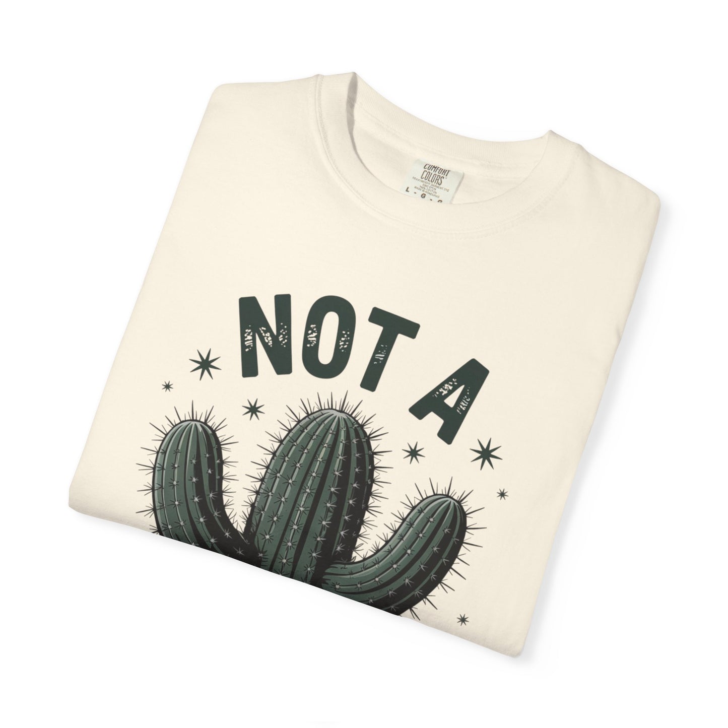 Not a Hugger Cactus Shirt – Funny Introvert Graphic Tee, Sarcastic Desert Plant Design, Anti-Social Gift Idea
