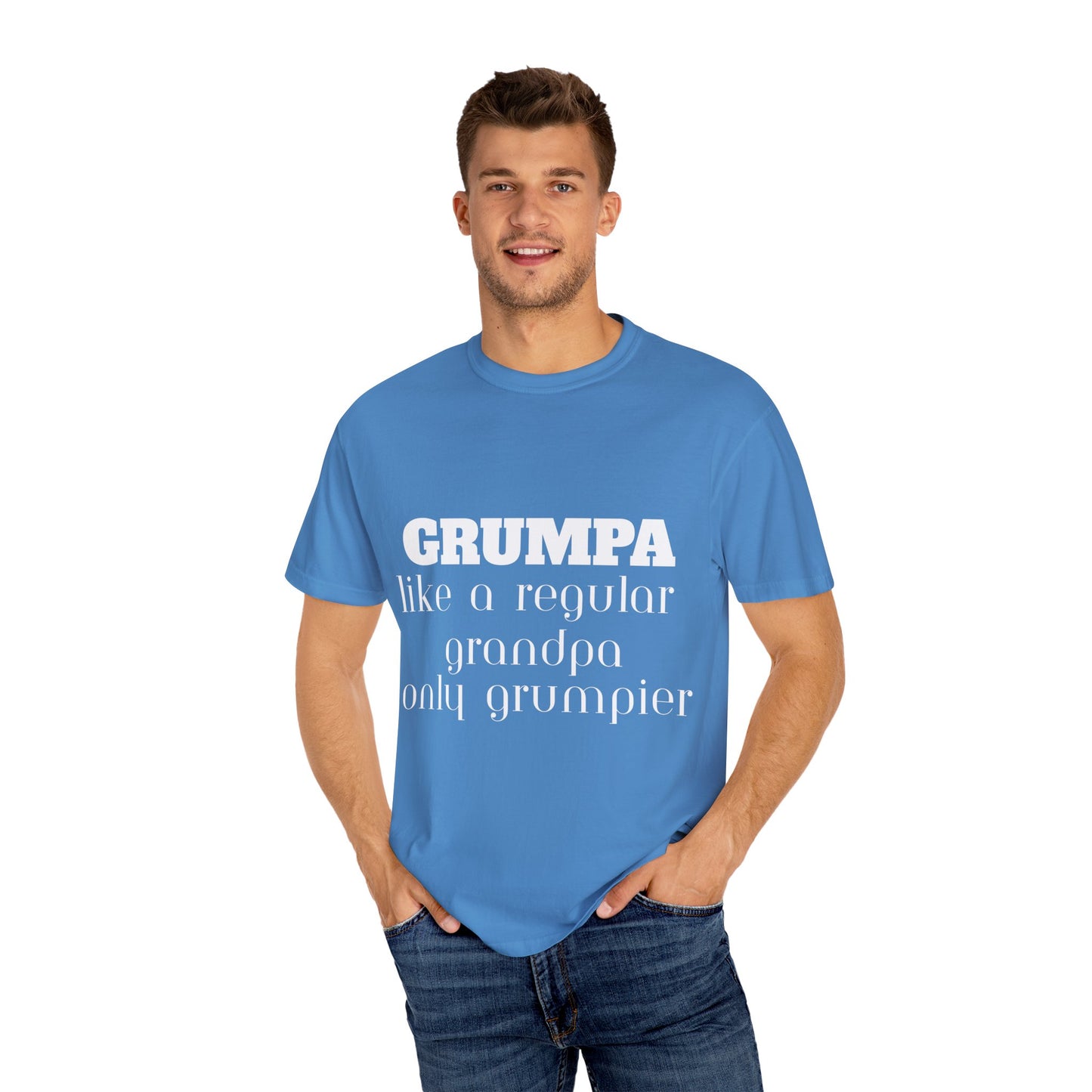 Grumper Grandpa Unisex Garment-Dyed T-Shirt - Funny Gift for Grandparents
