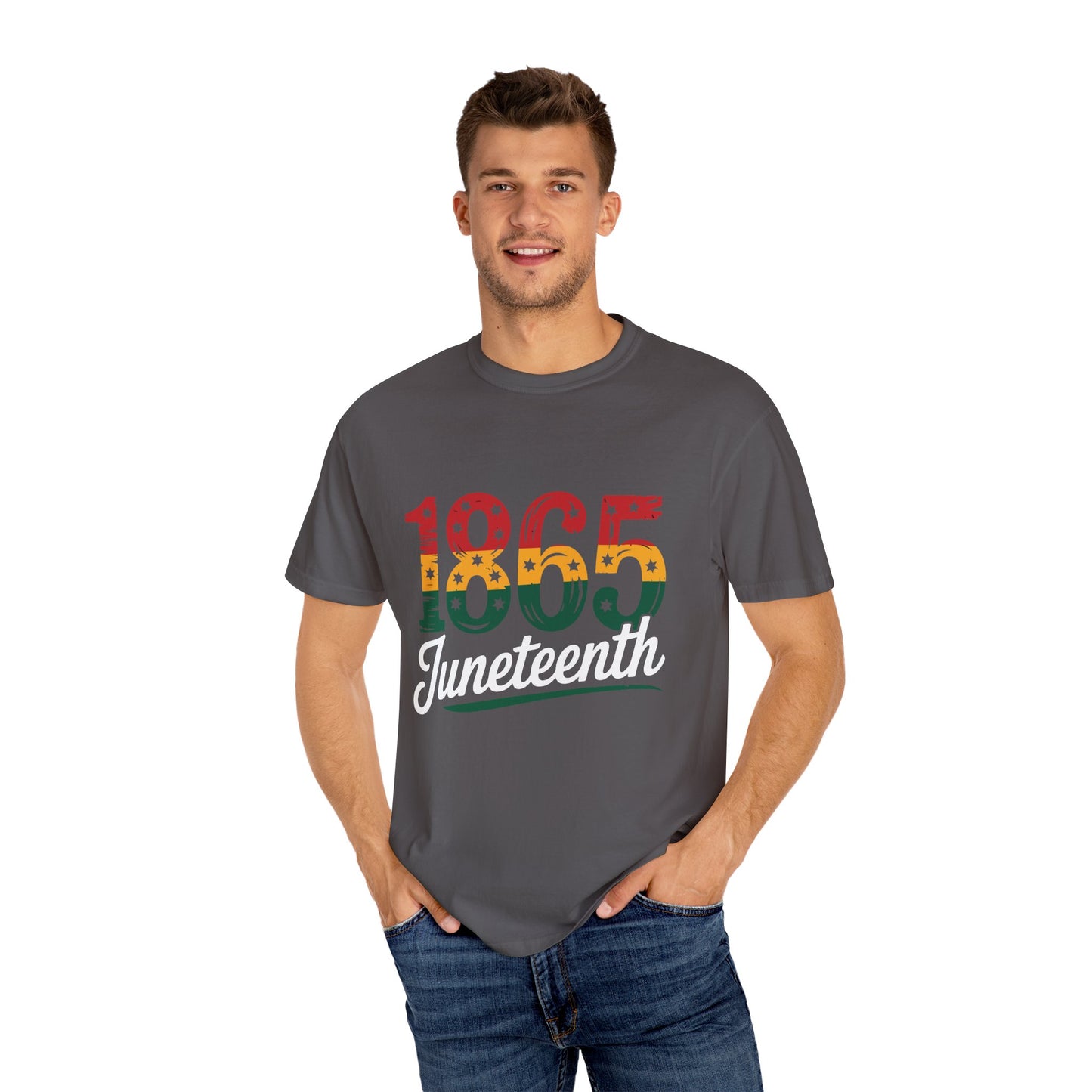 Juneteenth 1865 Shirt – Red Yellow Green Afro Pride Celebration Tee