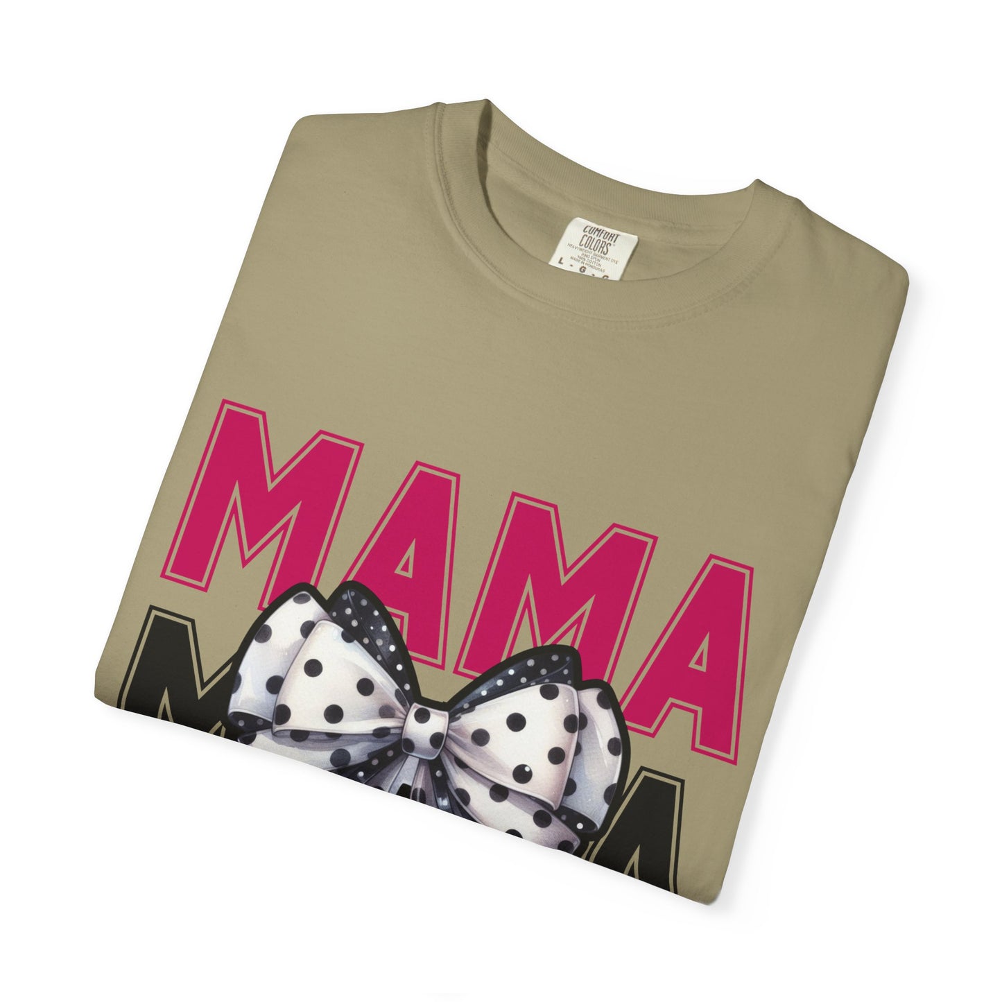Mama Bow Comfort Colors Unisex T-Shirt - Gift for Moms | Stylish Garment-Dyed Tee