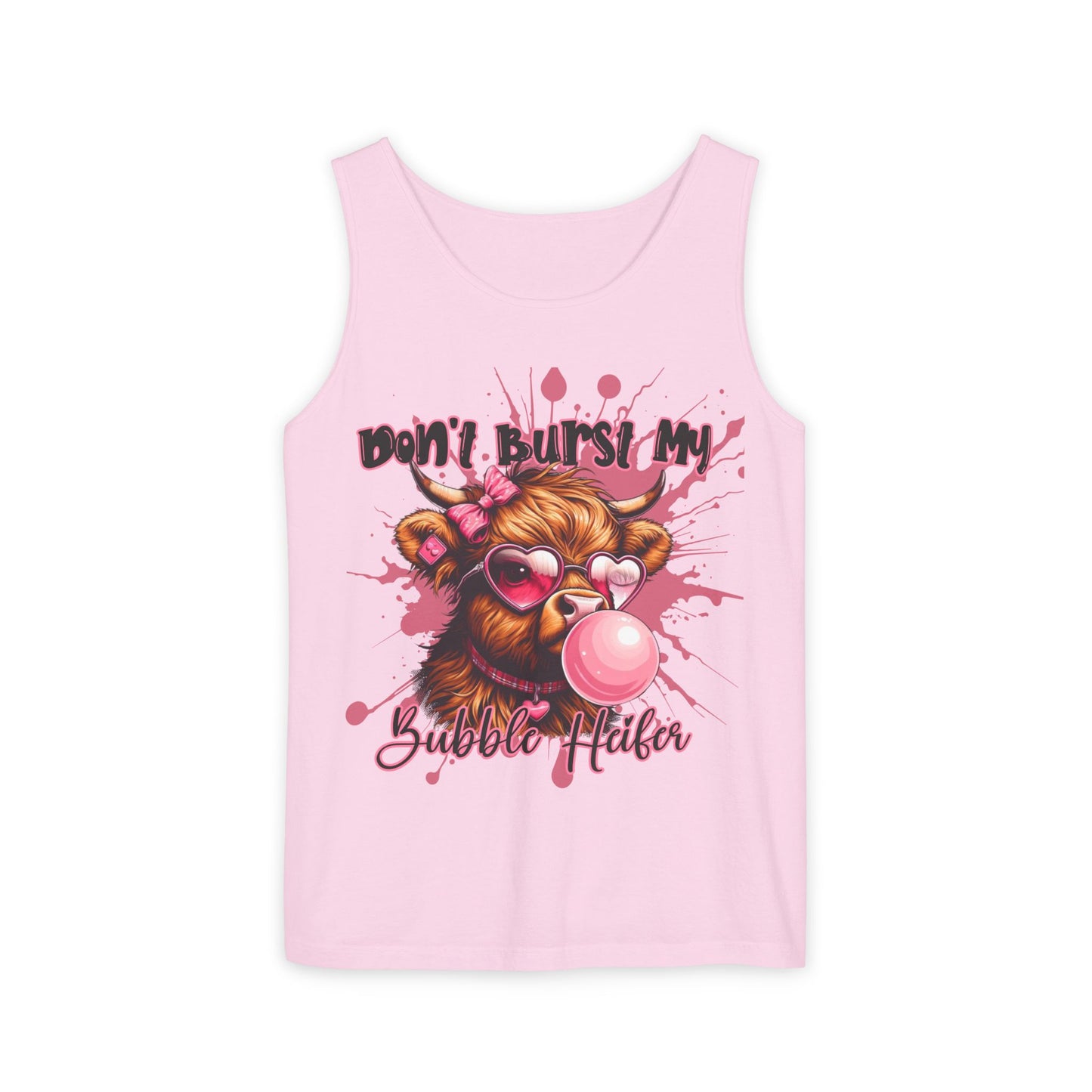 Funny Bubble Tea Tank Top - 'Don't Burst My Bubble'