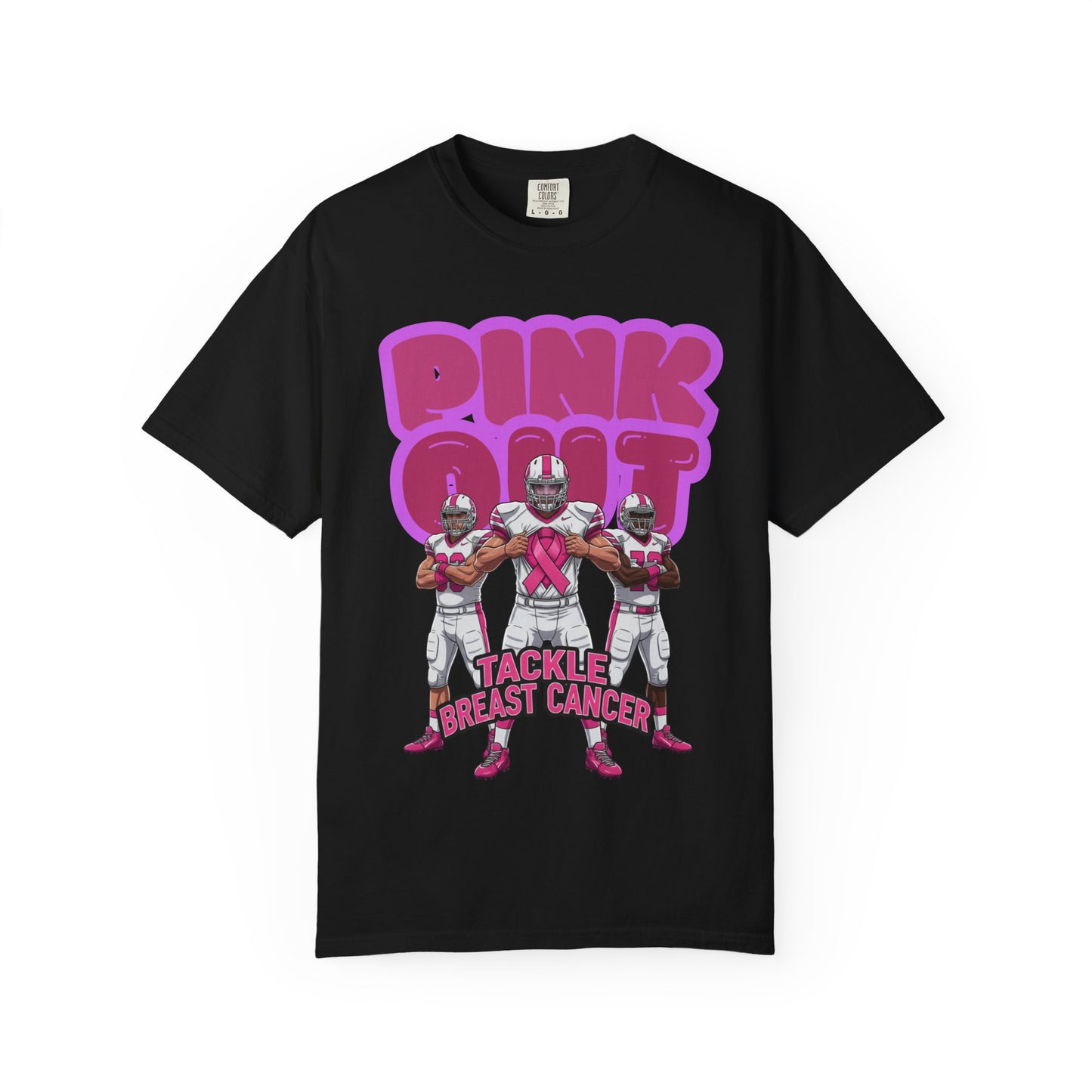 Pink Out T-Shirt, Breast Cancer Awareness, Comfort Colors