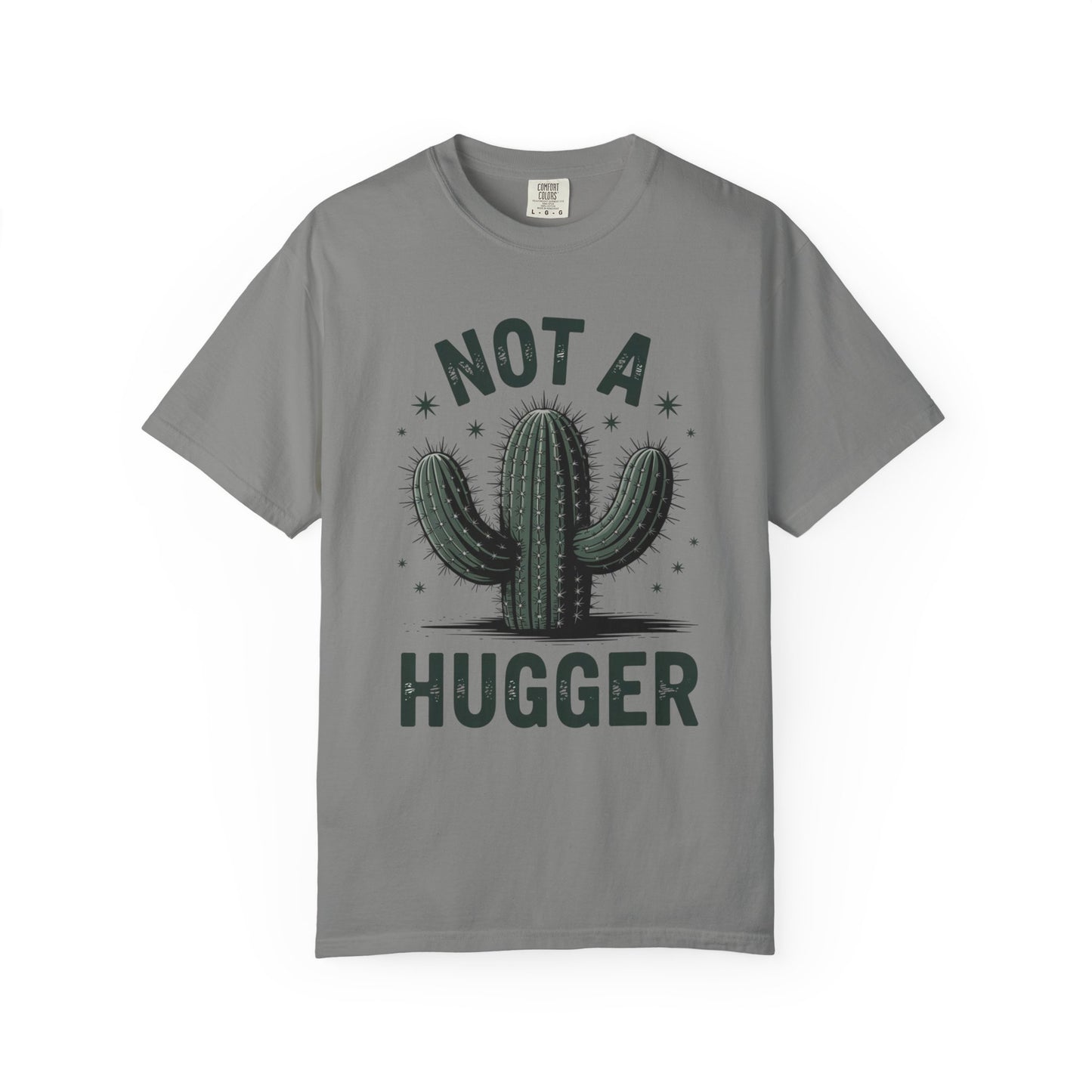 Not a Hugger Cactus Shirt – Funny Introvert Graphic Tee, Sarcastic Desert Plant Design, Anti-Social Gift Idea