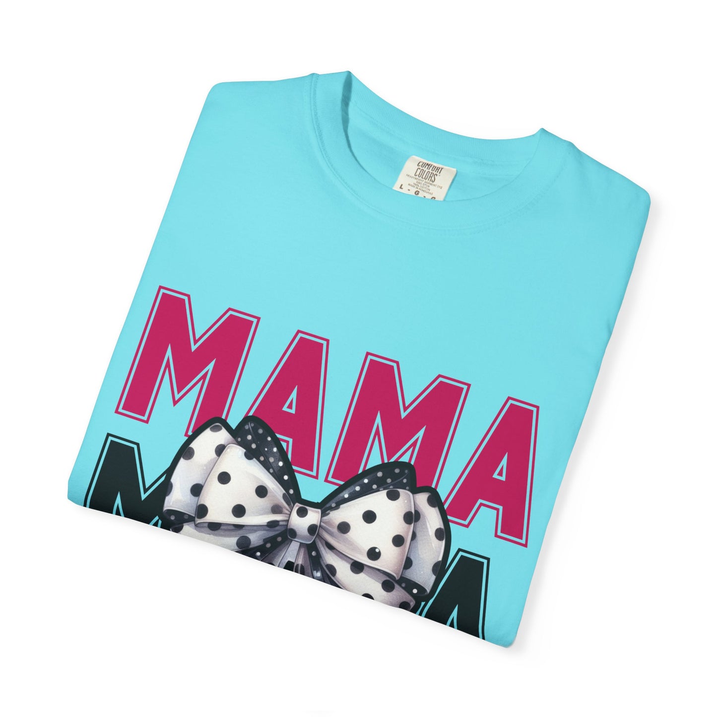 Mama Bow Comfort Colors Unisex T-Shirt - Gift for Moms | Stylish Garment-Dyed Tee