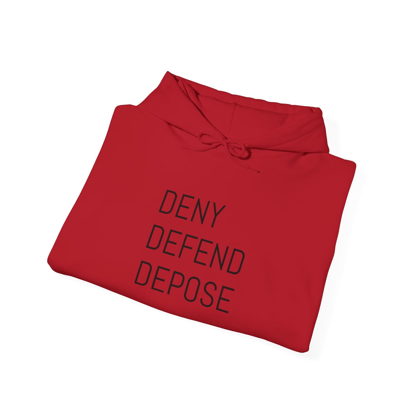 Deny Defend Depose Unisex Heavy Blend™ Hooded Sweatshirt - Cozy Statement Hoodie for Activists