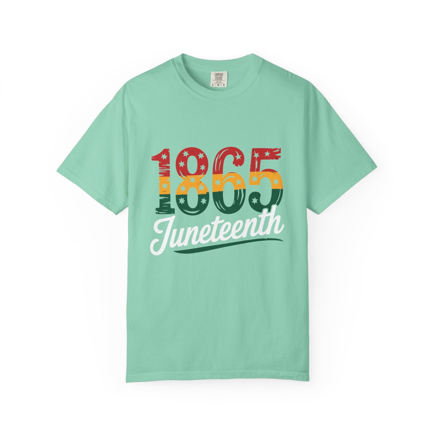 Juneteenth 1865 Shirt – Red Yellow Green Afro Pride Celebration Tee