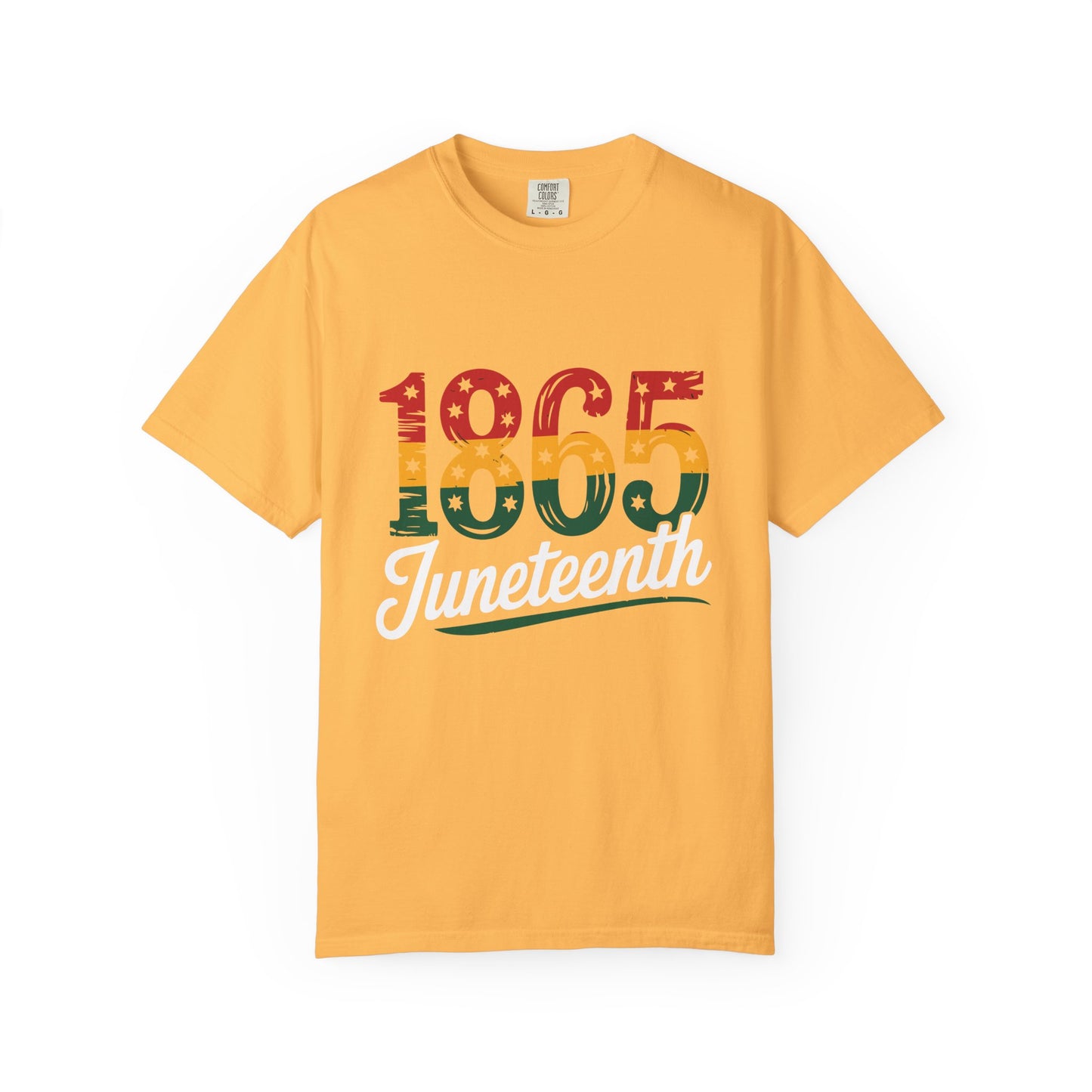 Juneteenth 1865 Shirt – Red Yellow Green Afro Pride Celebration Tee