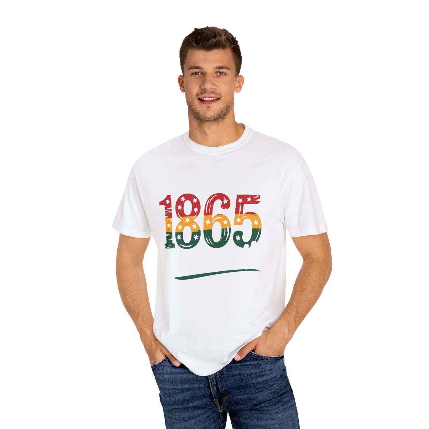 Juneteenth 1865 Shirt – Red Yellow Green Afro Pride Celebration Tee