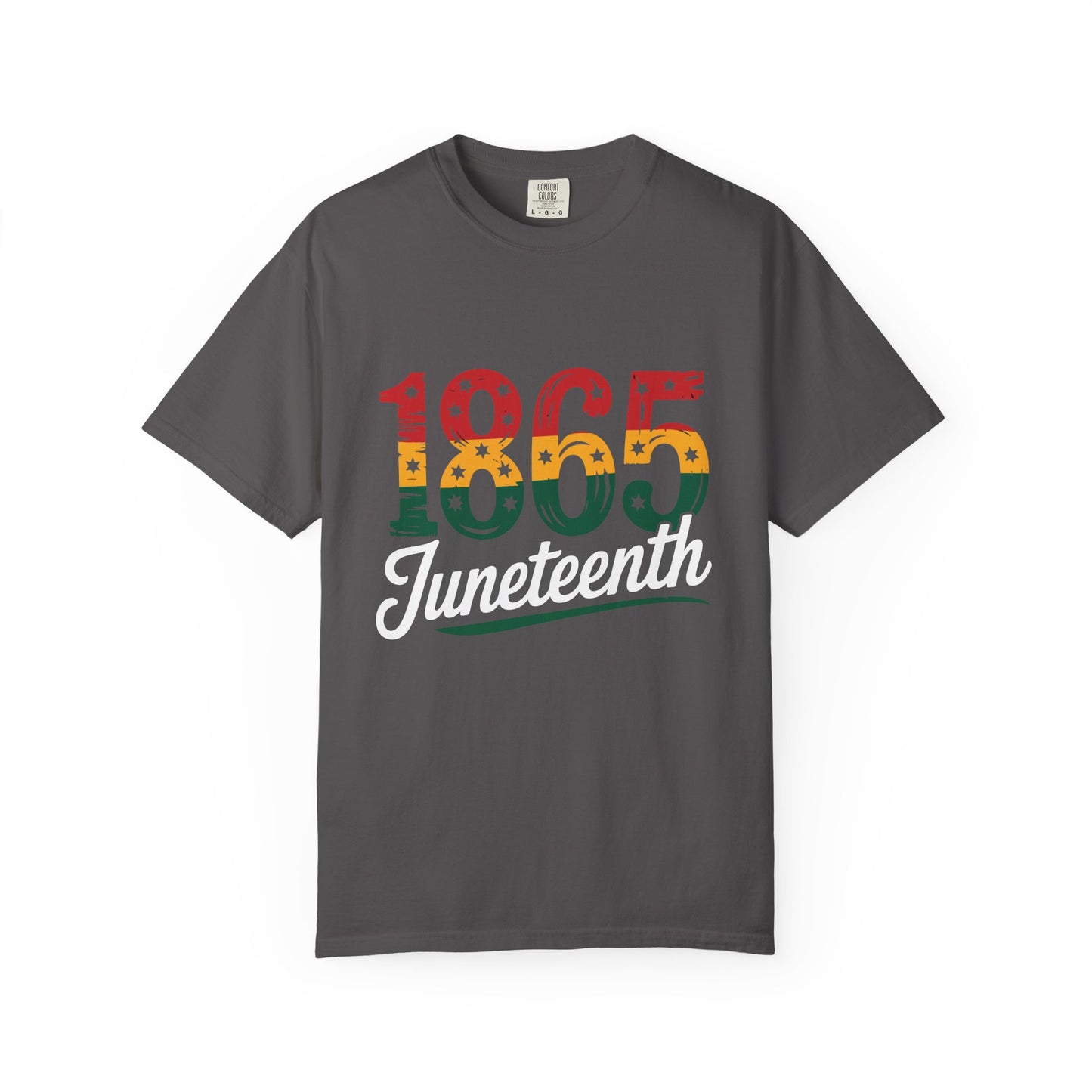 Juneteenth 1865 Shirt – Red Yellow Green Afro Pride Celebration Tee
