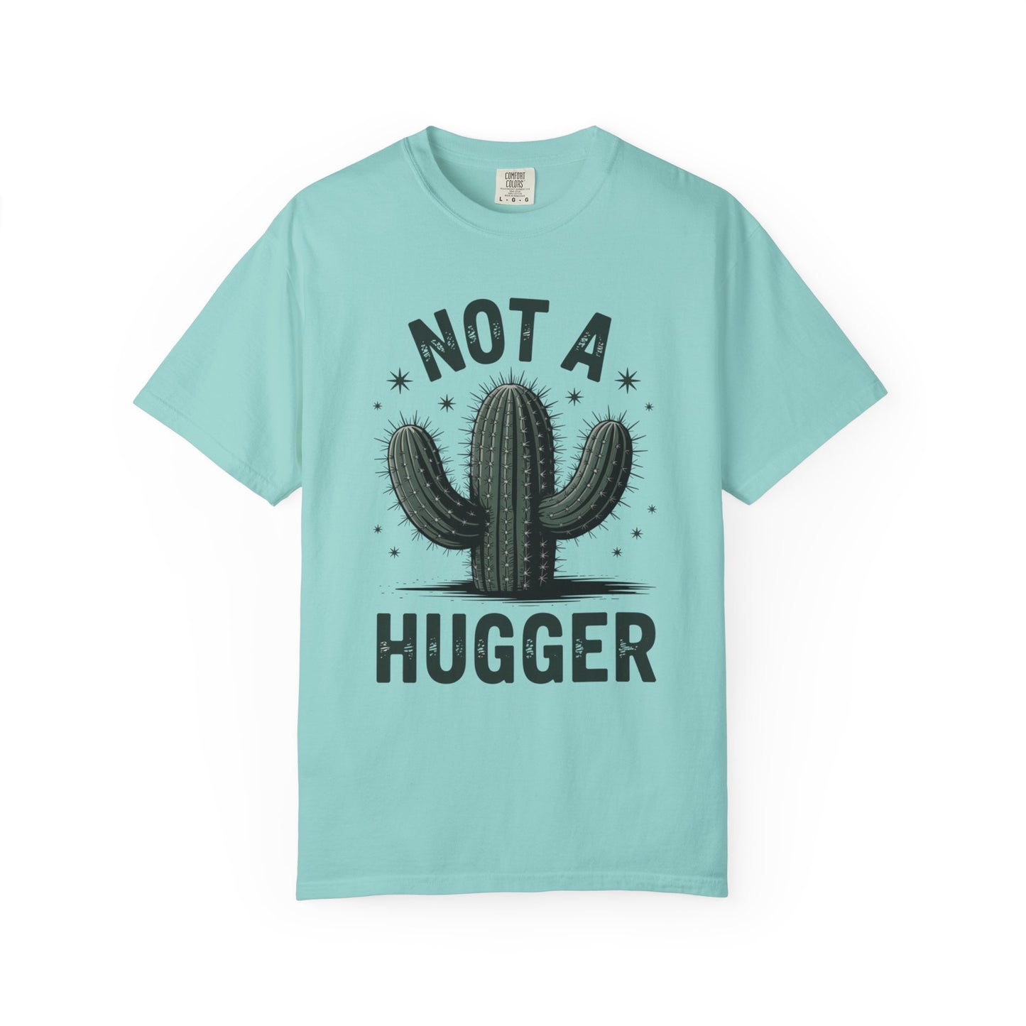 Not a Hugger Cactus Shirt – Funny Introvert Graphic Tee, Sarcastic Desert Plant Design, Anti-Social Gift Idea