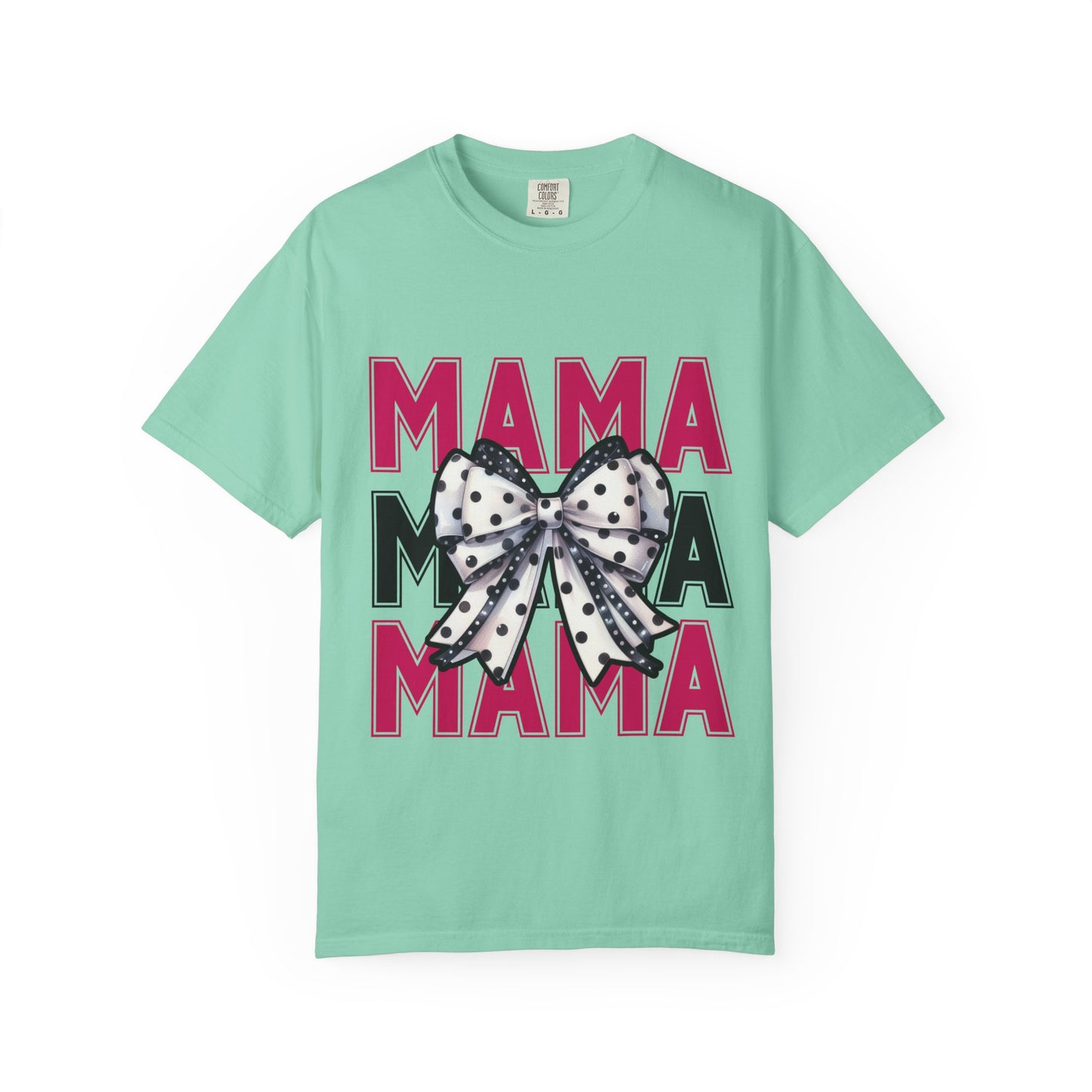 Mama Bow Comfort Colors Unisex T-Shirt - Gift for Moms | Stylish Garment-Dyed Tee
