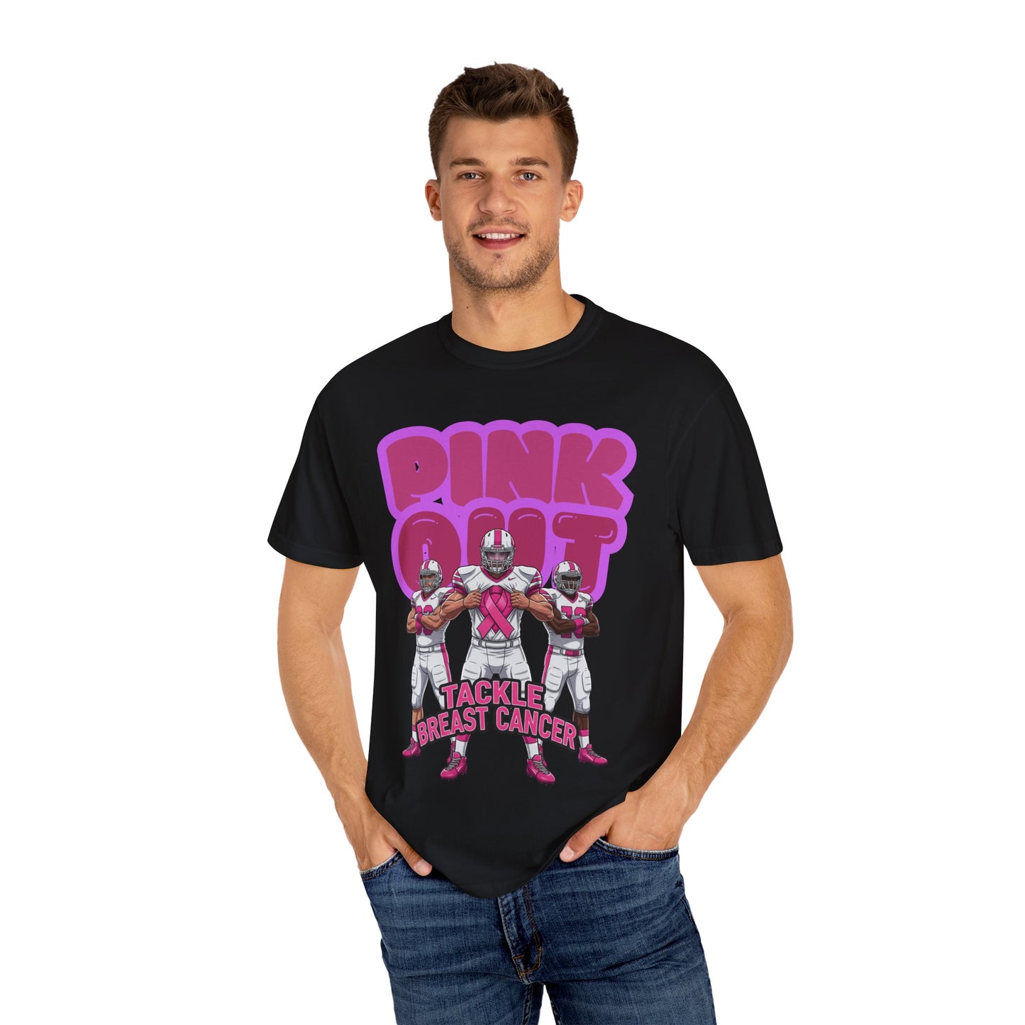 Pink Out T-Shirt, Breast Cancer Awareness, Comfort Colors