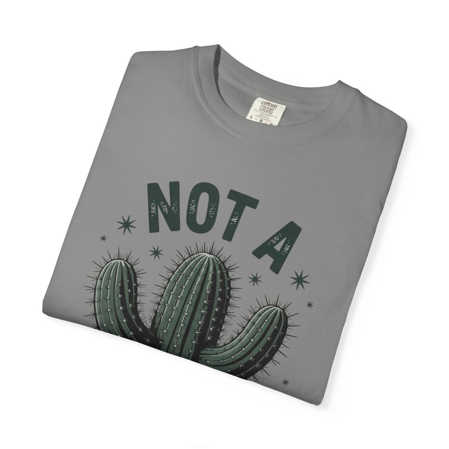 Not a Hugger Cactus Shirt – Funny Introvert Graphic Tee, Sarcastic Desert Plant Design, Anti-Social Gift Idea
