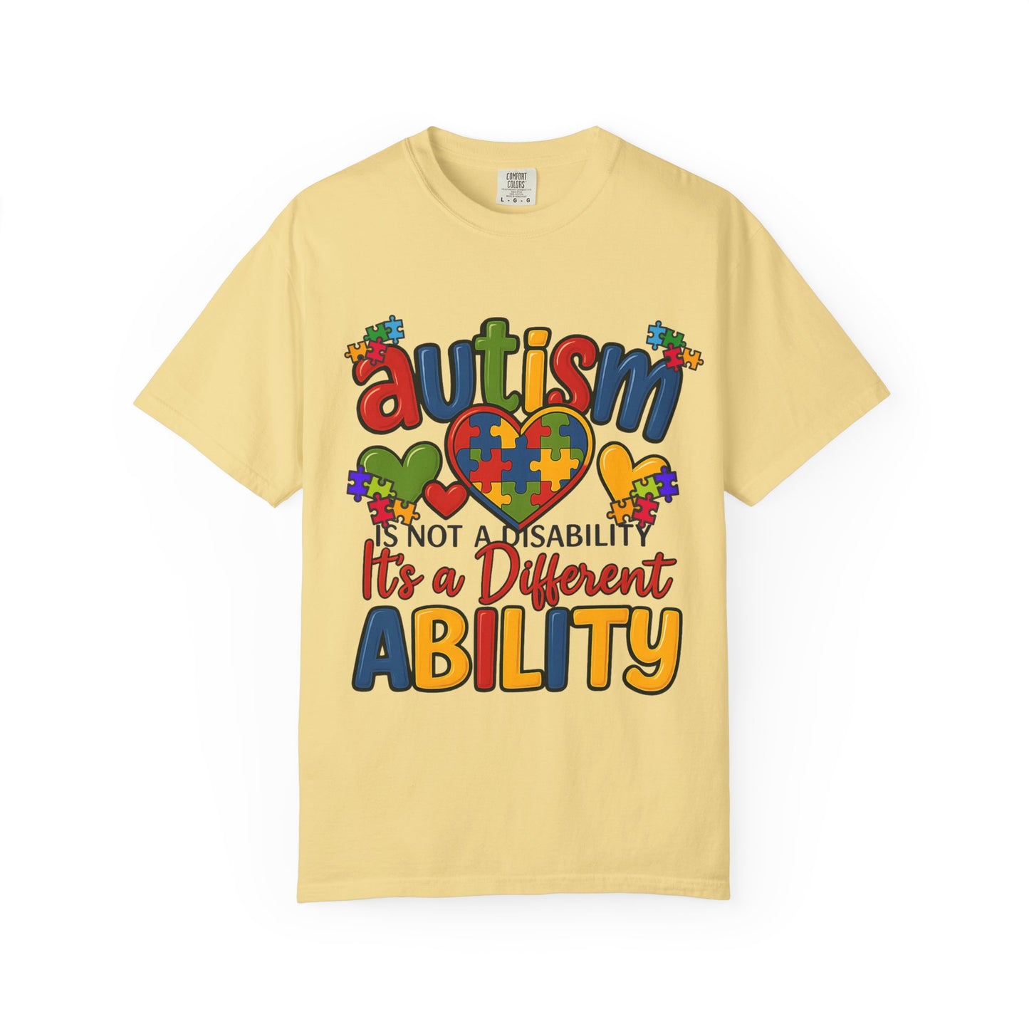 Autism Awareness Comfort Colors T-shirt