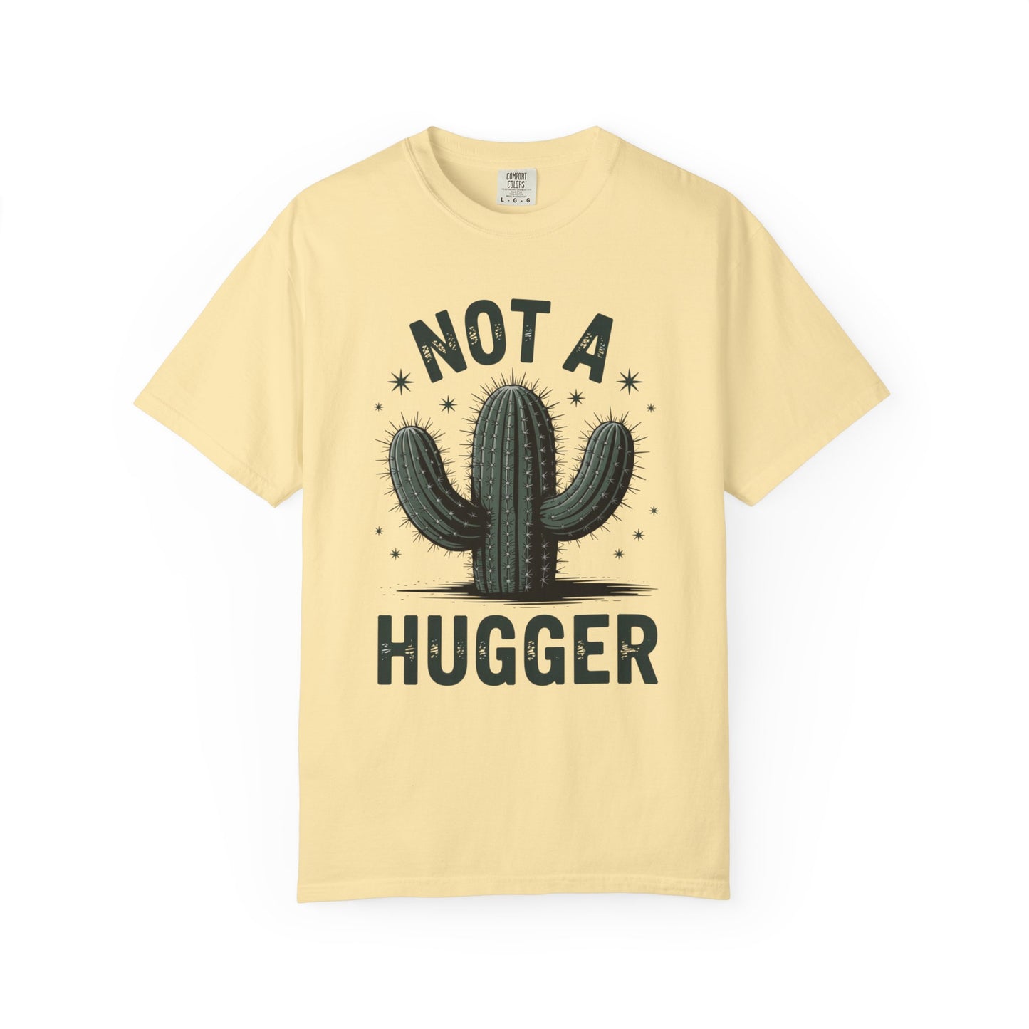 Not a Hugger Cactus Shirt – Funny Introvert Graphic Tee, Sarcastic Desert Plant Design, Anti-Social Gift Idea