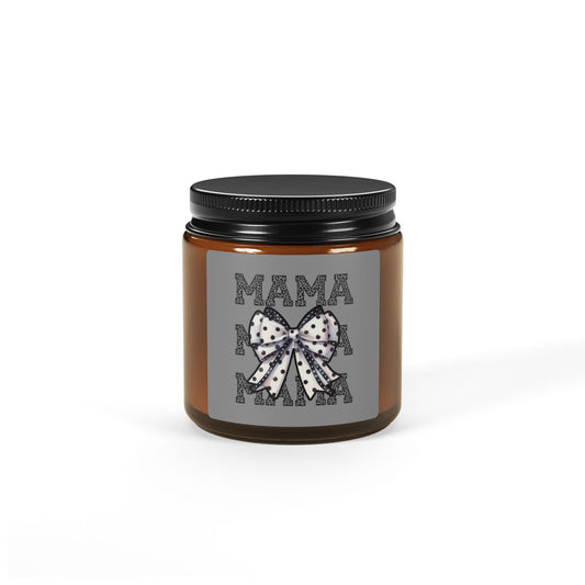 Mama BowScented Soy Candle (Multi-Size, Amber Jar)