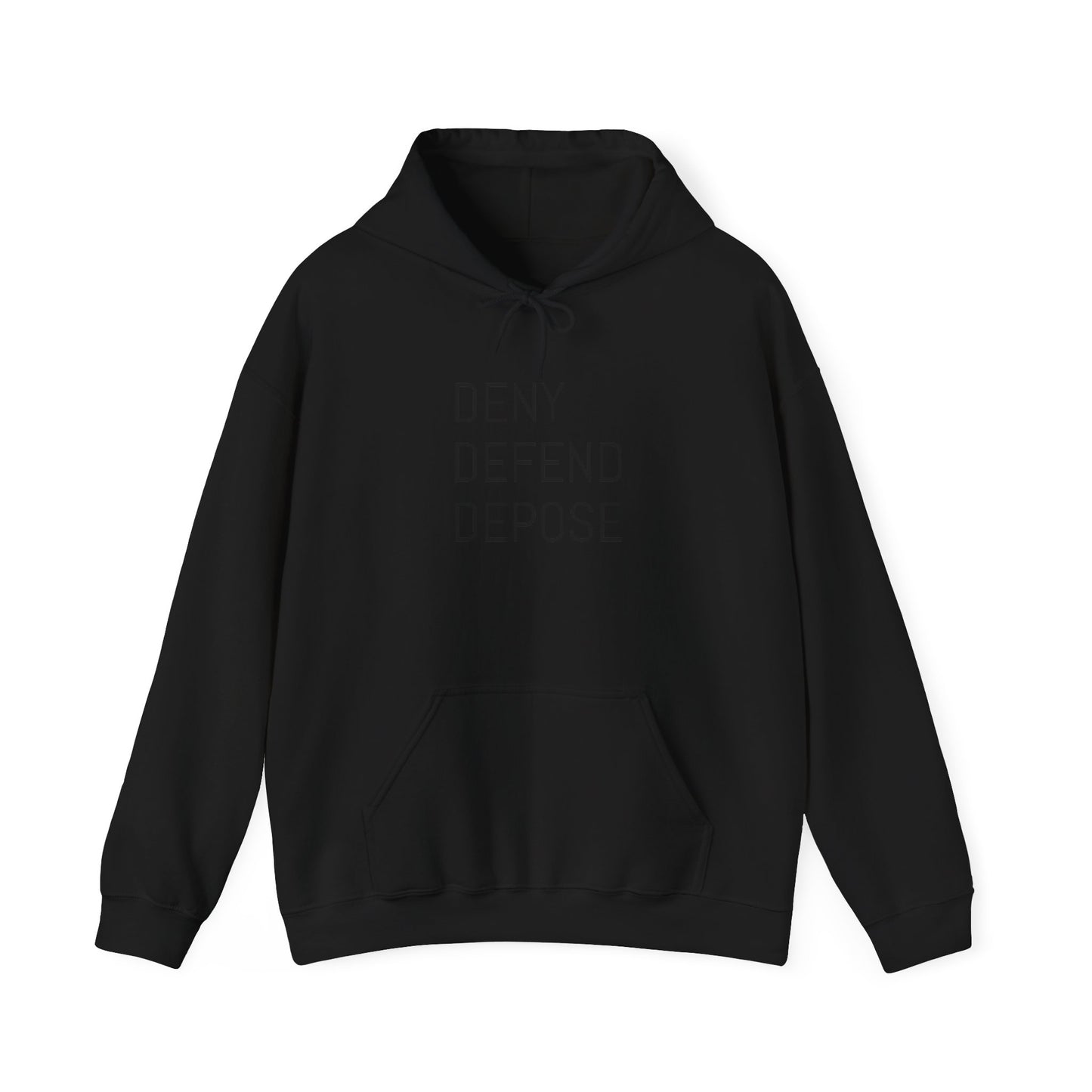 Deny Defend Depose Unisex Heavy Blend™ Hooded Sweatshirt - Cozy Statement Hoodie for Activists