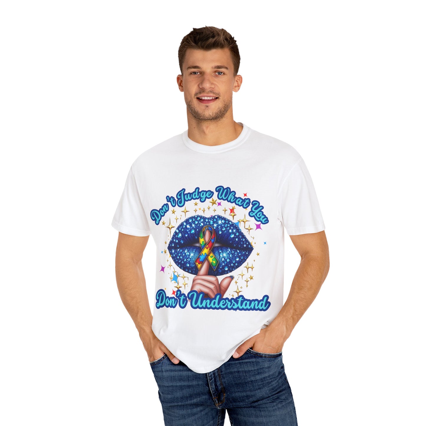 Don't Judge what you don't Understand Autism Awareness Comfort Colors T-shirt
