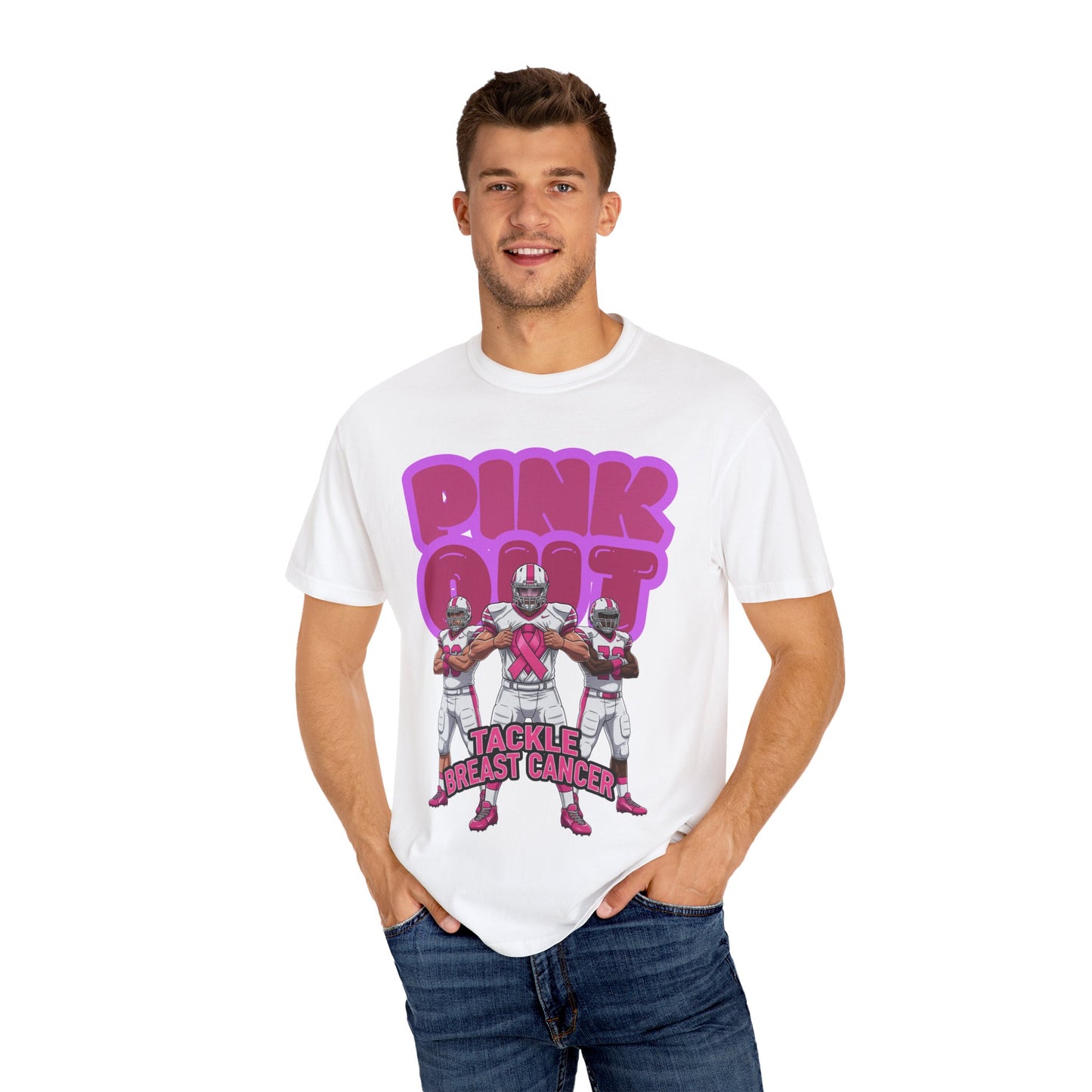 Pink Out T-Shirt, Breast Cancer Awareness, Comfort Colors