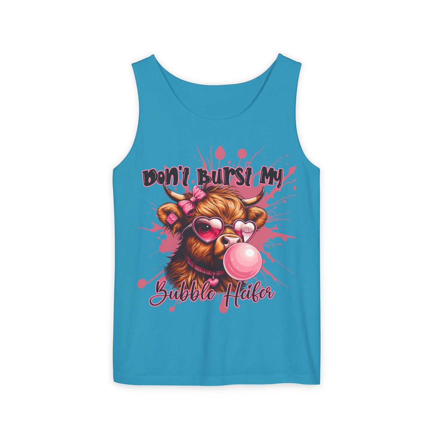 Funny Bubble Tea Tank Top - 'Don't Burst My Bubble'