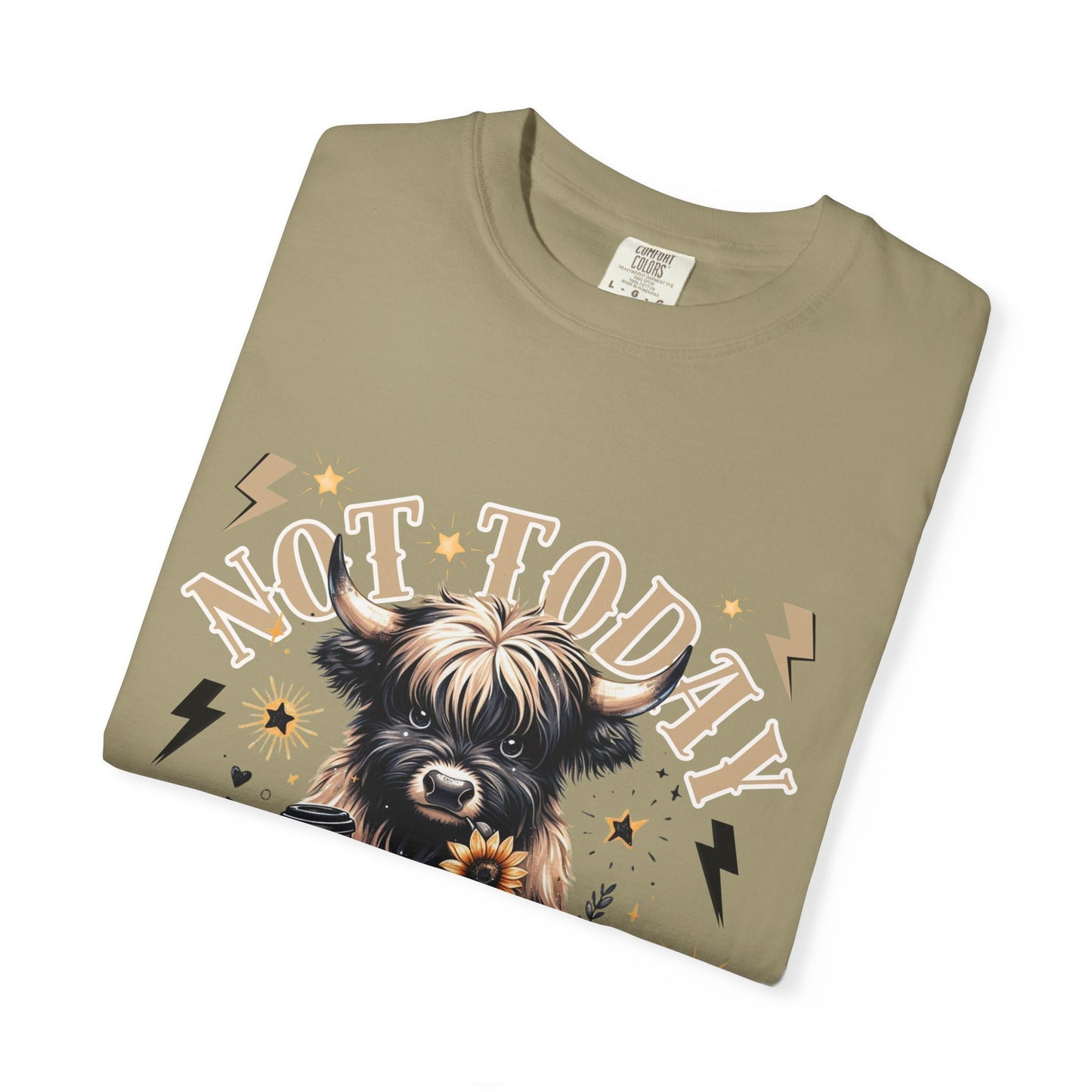 Funny 'Not Today Heifer' Unisex Comfort Colors T-Shirt - Comfortable & Stylish Cow Graphic Tee