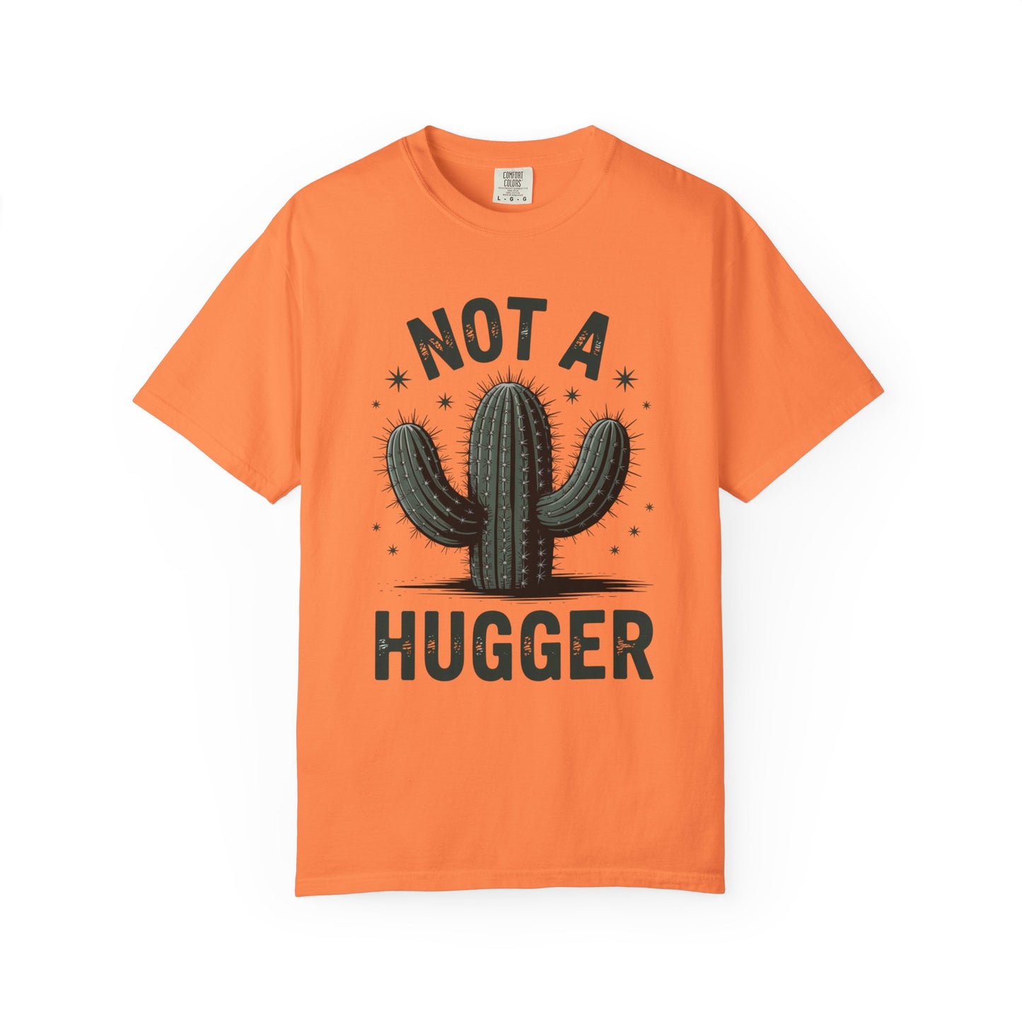 Not a Hugger Cactus Shirt – Funny Introvert Graphic Tee, Sarcastic Desert Plant Design, Anti-Social Gift Idea