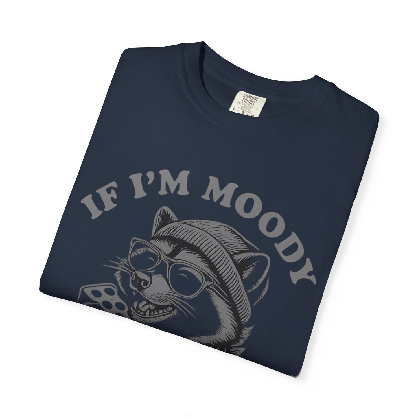 If I'm Moody Give Me Foody Raccoon Comfort Colors T-Shirt