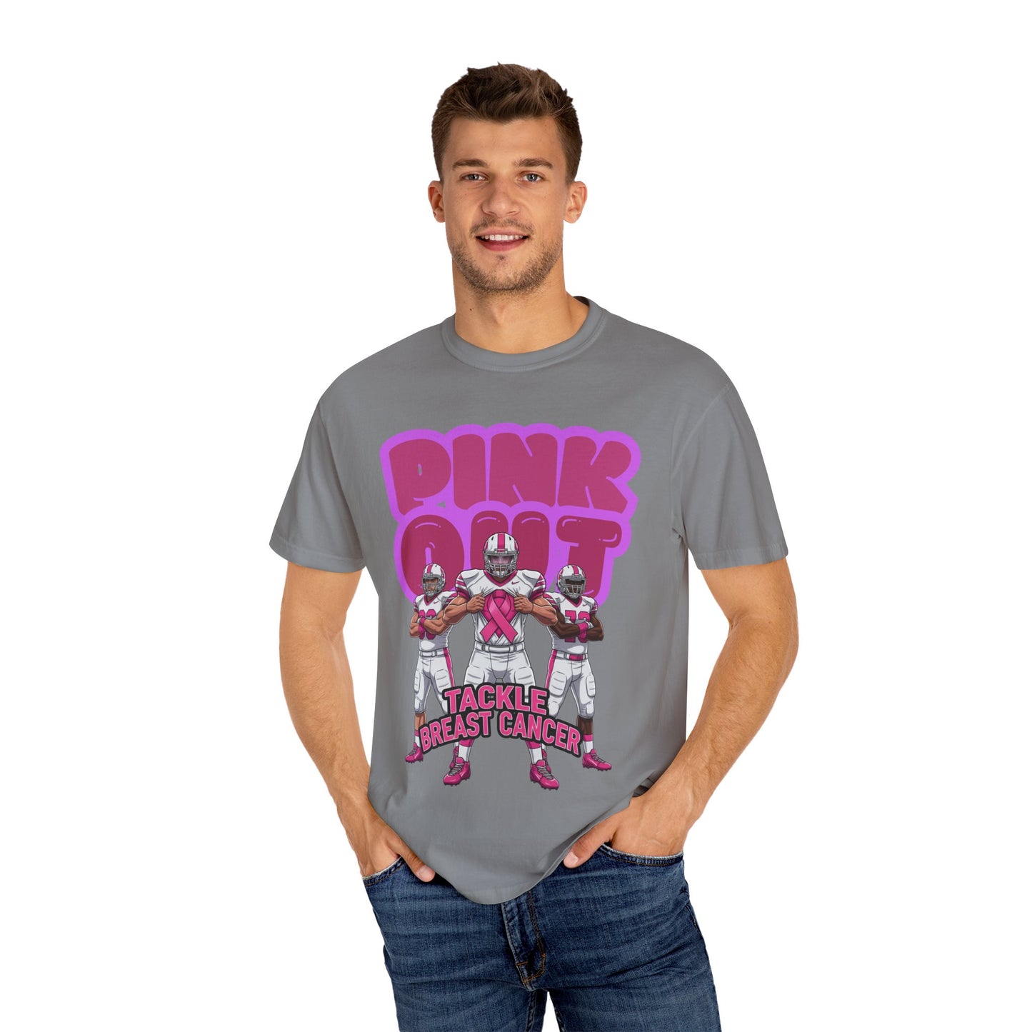 Pink Out T-Shirt, Breast Cancer Awareness, Comfort Colors