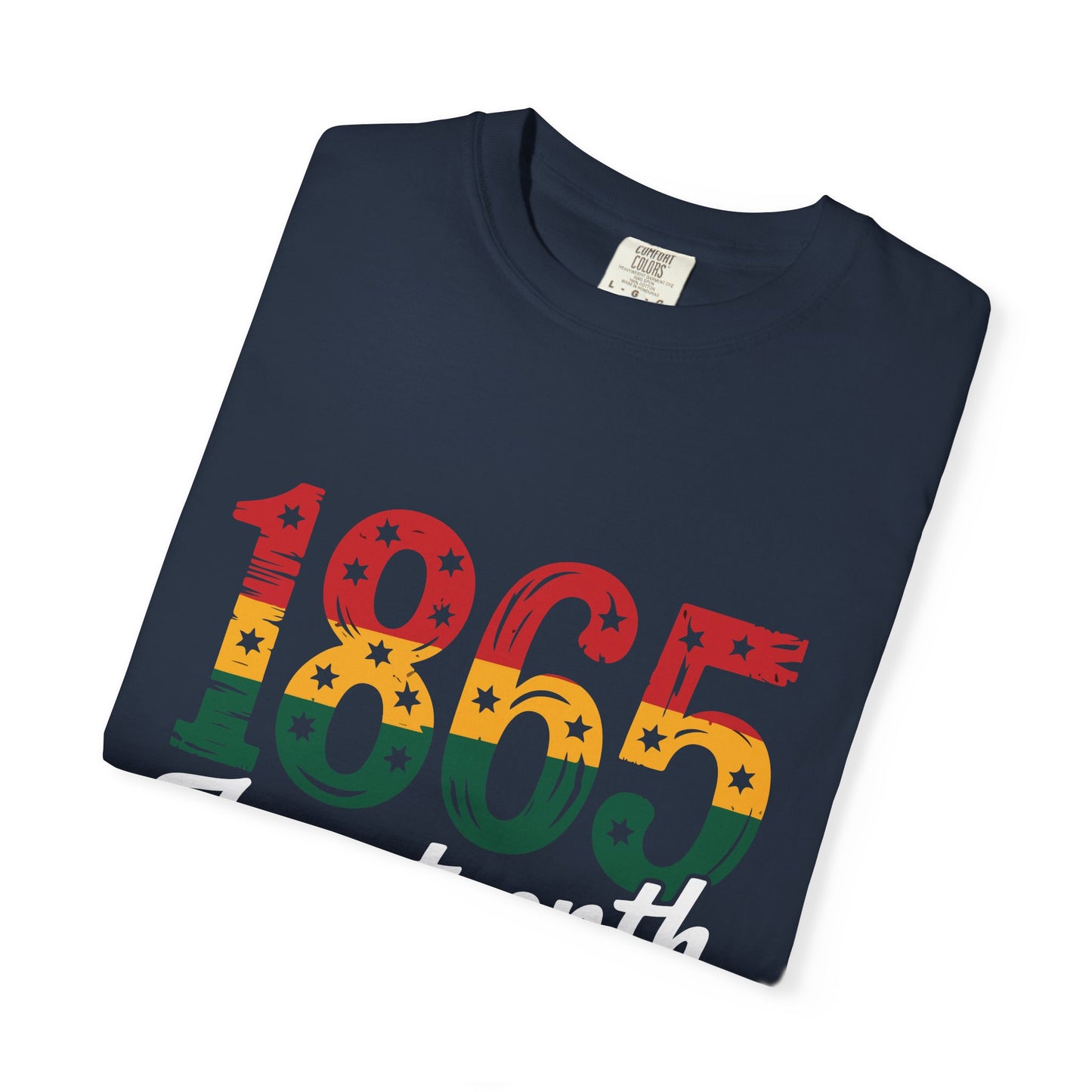 Juneteenth 1865 Shirt – Red Yellow Green Afro Pride Celebration Tee