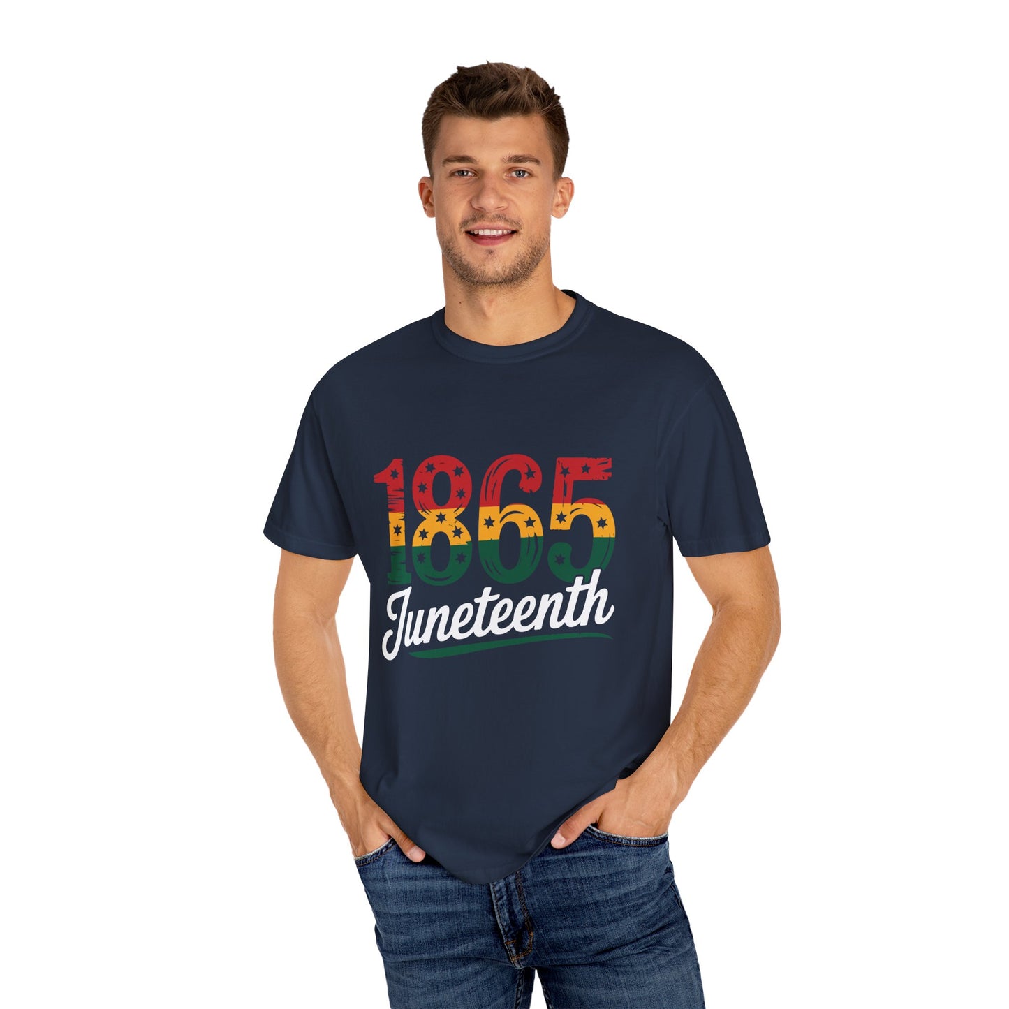 Juneteenth 1865 Shirt – Red Yellow Green Afro Pride Celebration Tee