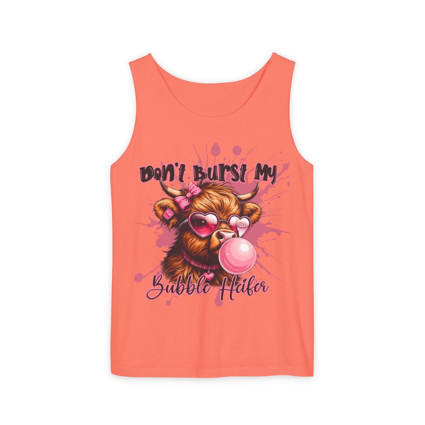 Funny Bubble Tea Tank Top - 'Don't Burst My Bubble'