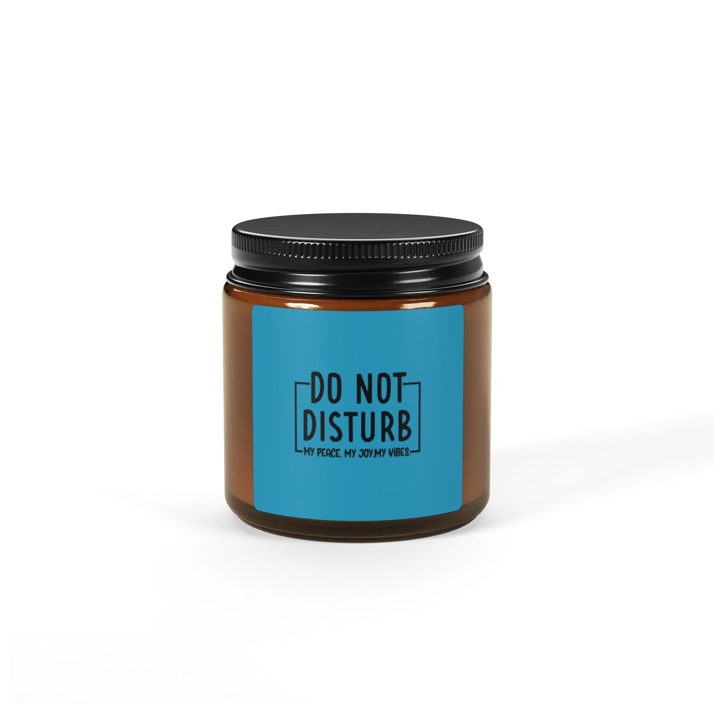 Do Not Disturb Scented Soy Candle - Amber Jar