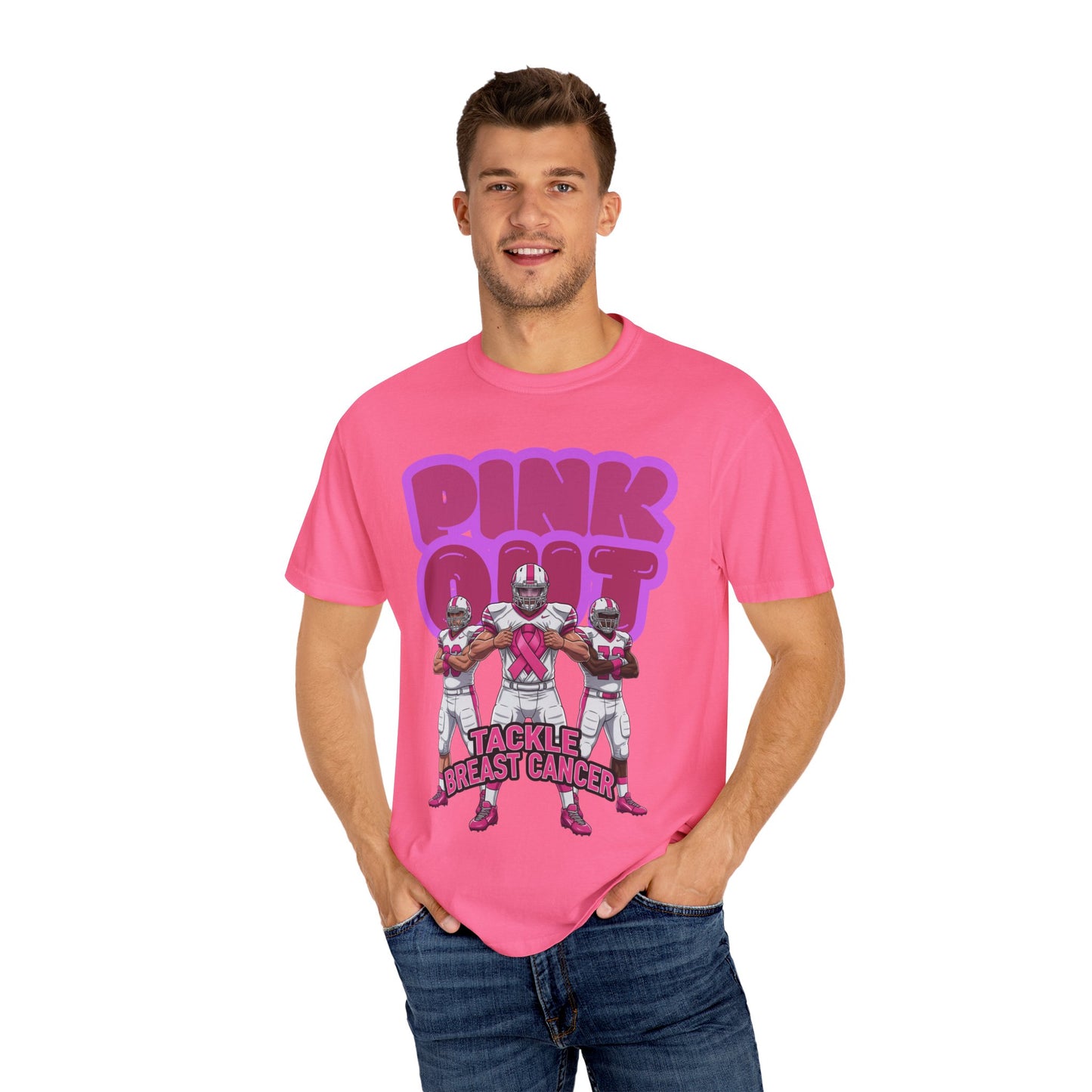 Pink Out T-Shirt, Breast Cancer Awareness, Comfort Colors