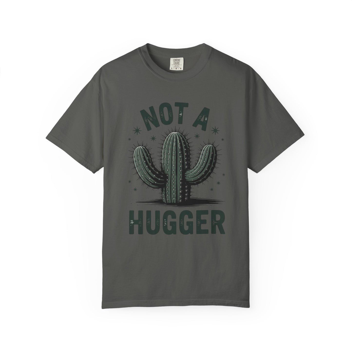 Not a Hugger Cactus Shirt – Funny Introvert Graphic Tee, Sarcastic Desert Plant Design, Anti-Social Gift Idea