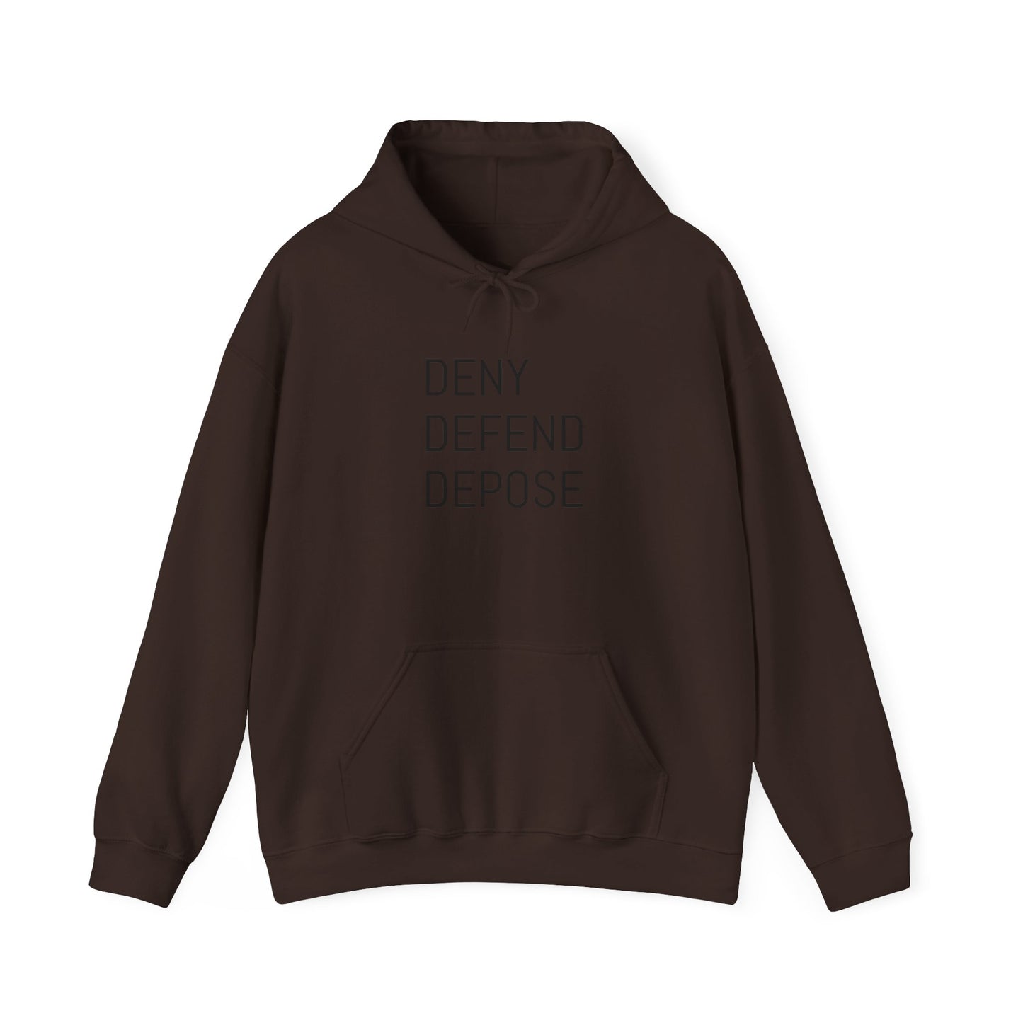 Deny Defend Depose Unisex Heavy Blend™ Hooded Sweatshirt - Cozy Statement Hoodie for Activists