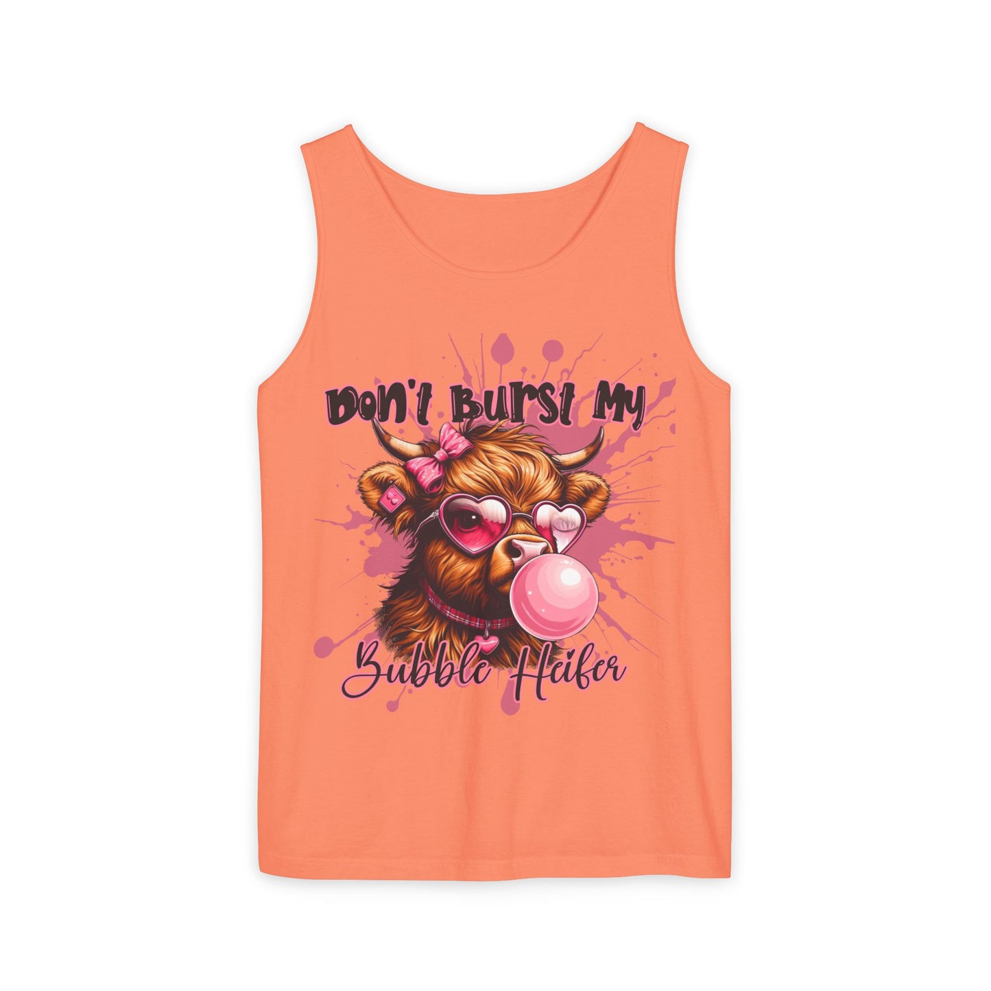 Funny Bubble Tea Tank Top - 'Don't Burst My Bubble'