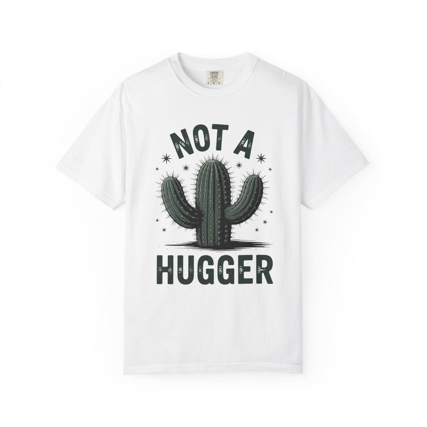 Not a Hugger Cactus Shirt – Funny Introvert Graphic Tee, Sarcastic Desert Plant Design, Anti-Social Gift Idea