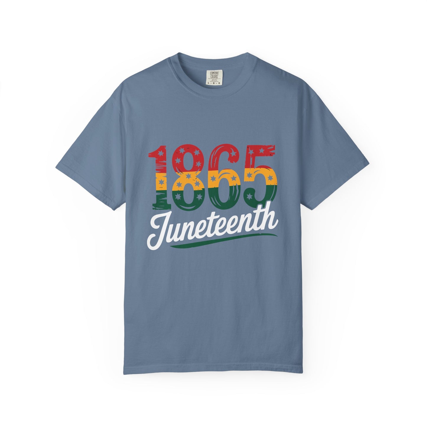 Juneteenth 1865 Shirt – Red Yellow Green Afro Pride Celebration Tee